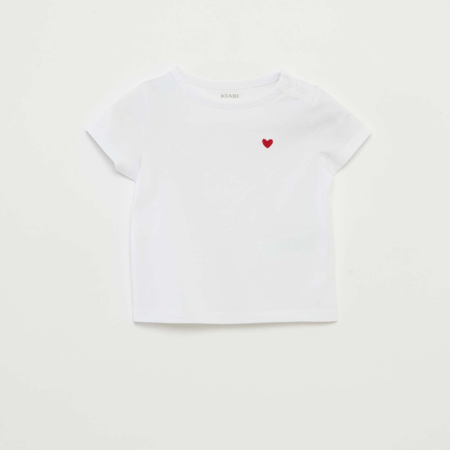 Pack of 2 plain T-shirts WHITE