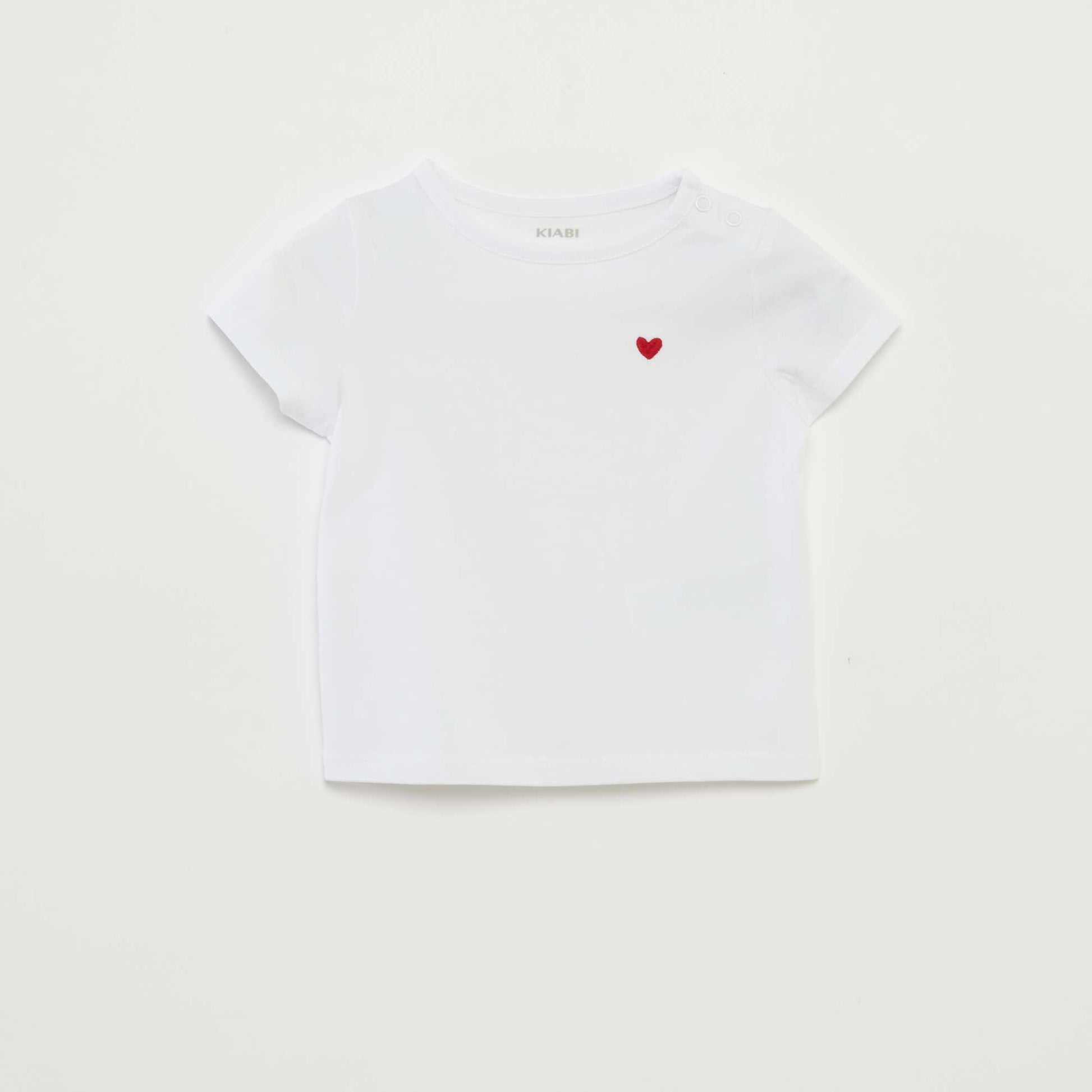 Pack of 2 plain T-shirts WHITE