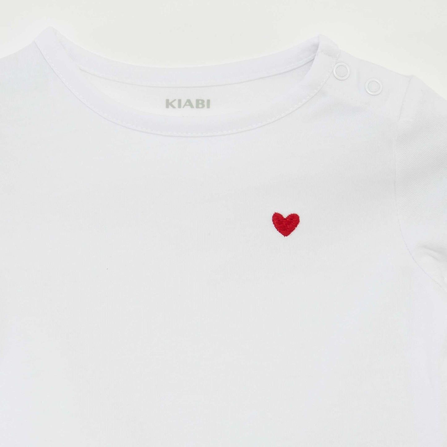Pack of 2 plain T-shirts WHITE
