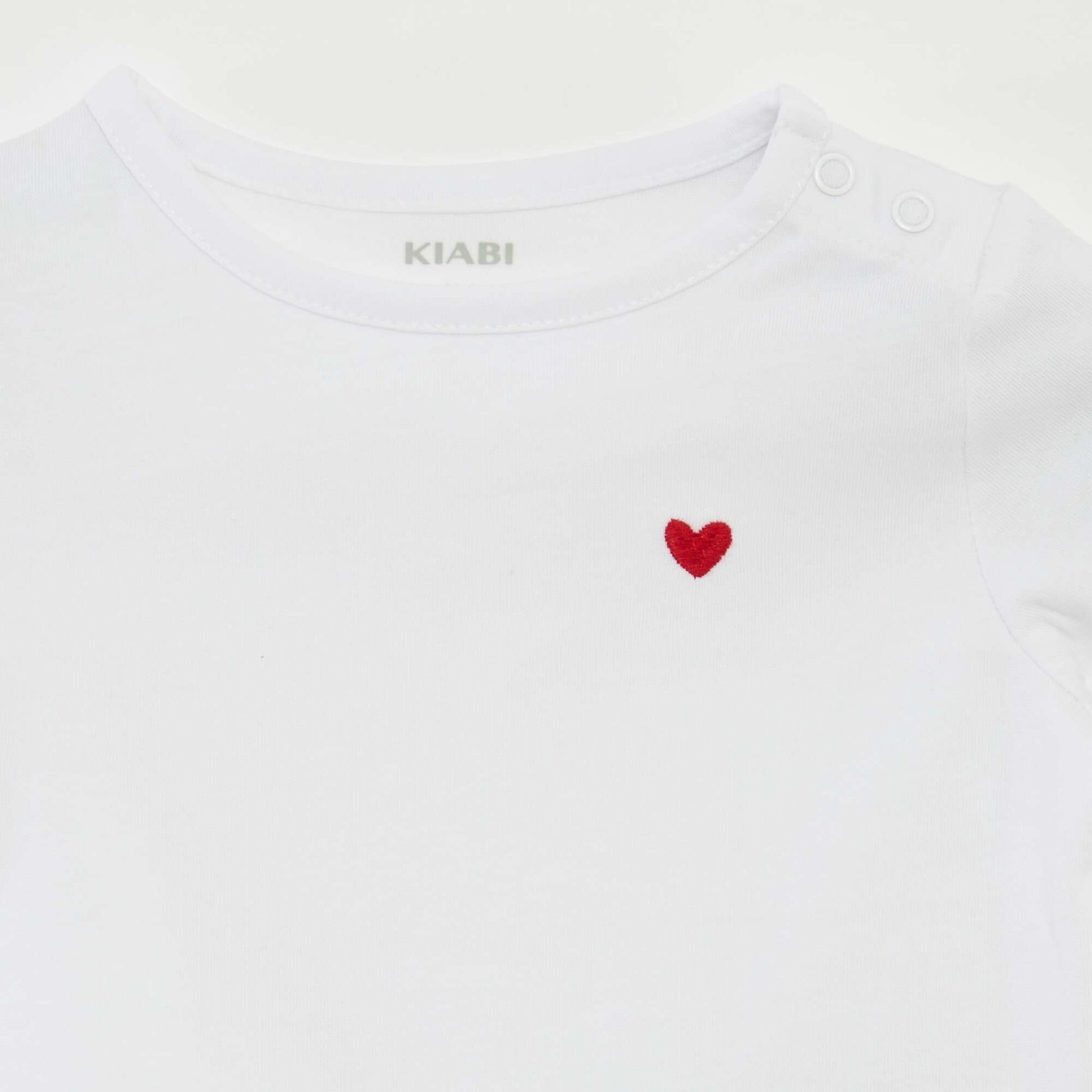 Pack of 2 plain T-shirts WHITE