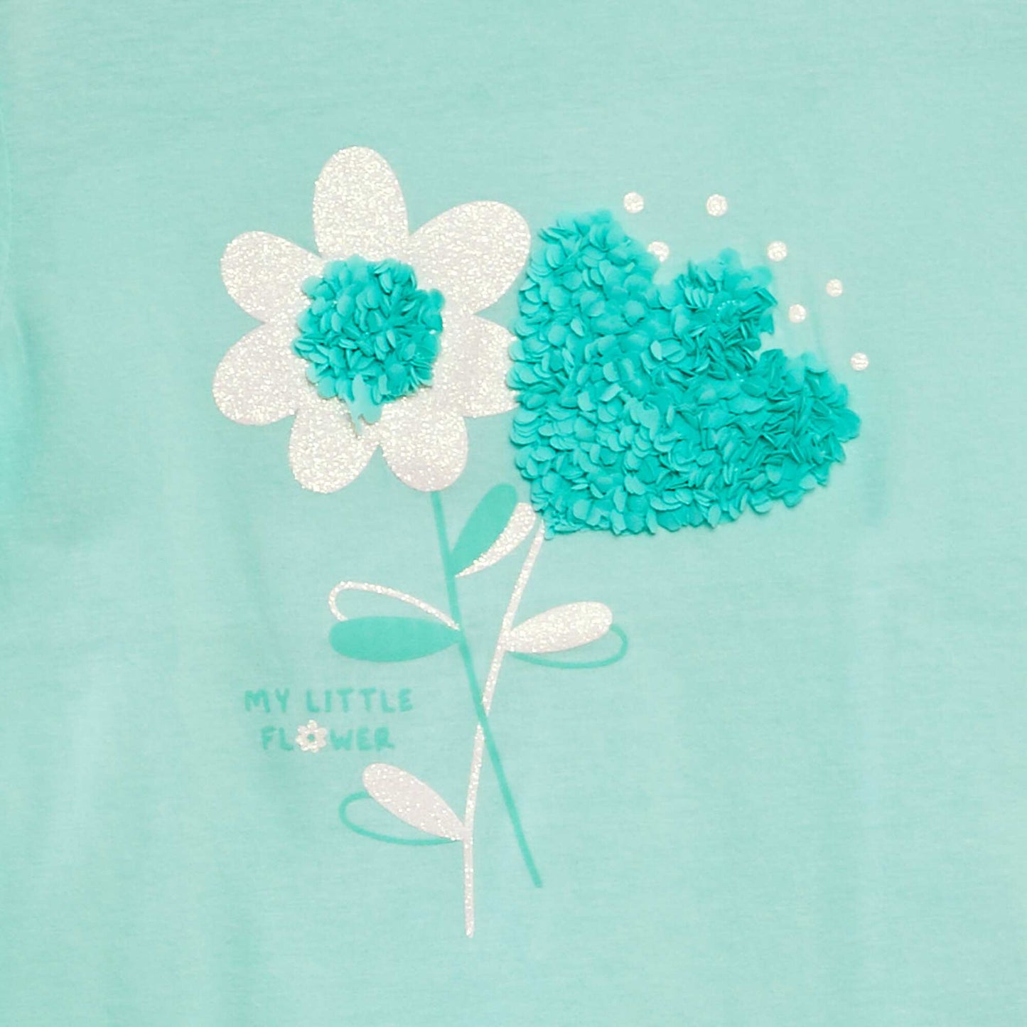 T-shirt with decorative print GREEN