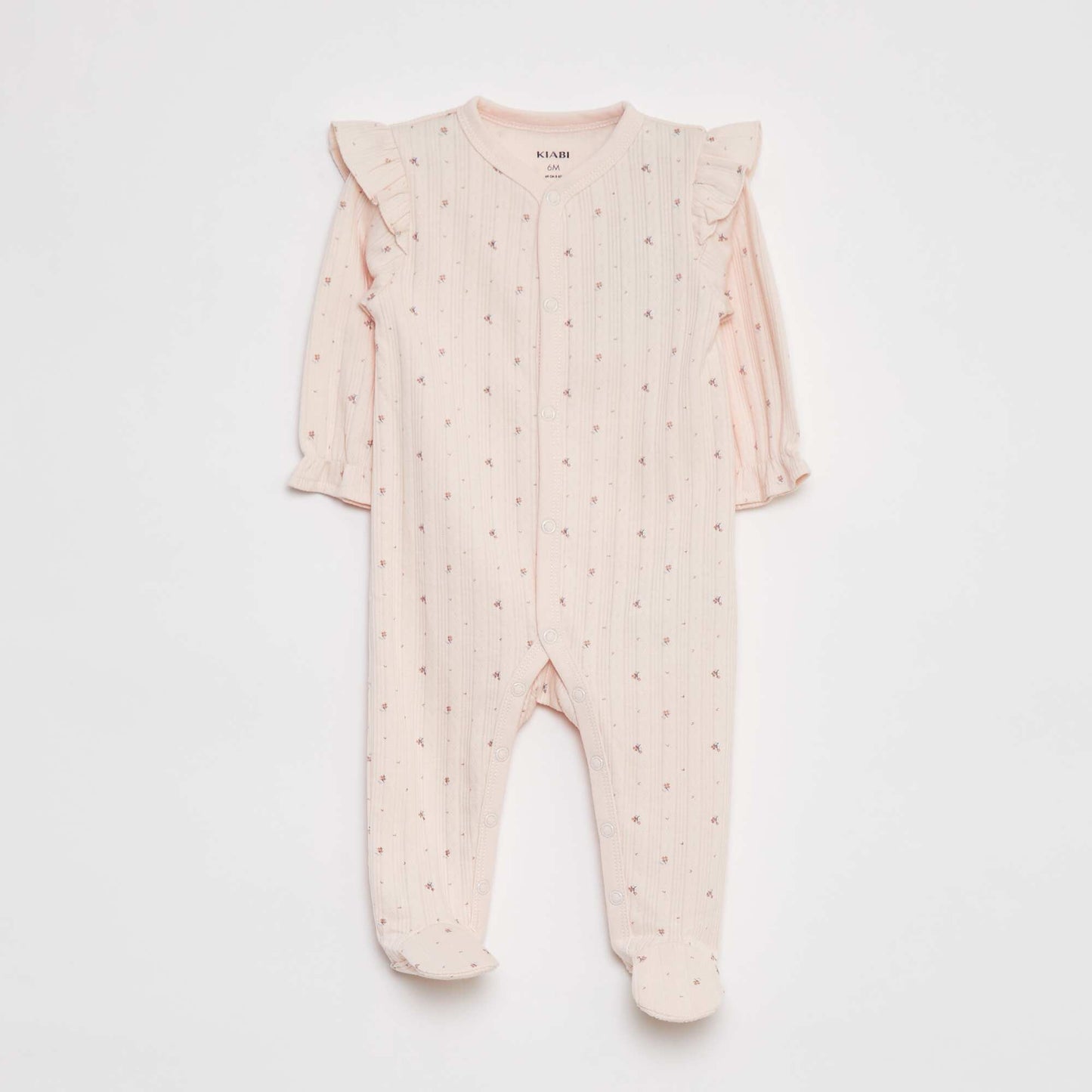 Sleepsuit with pointelle pattern PINK