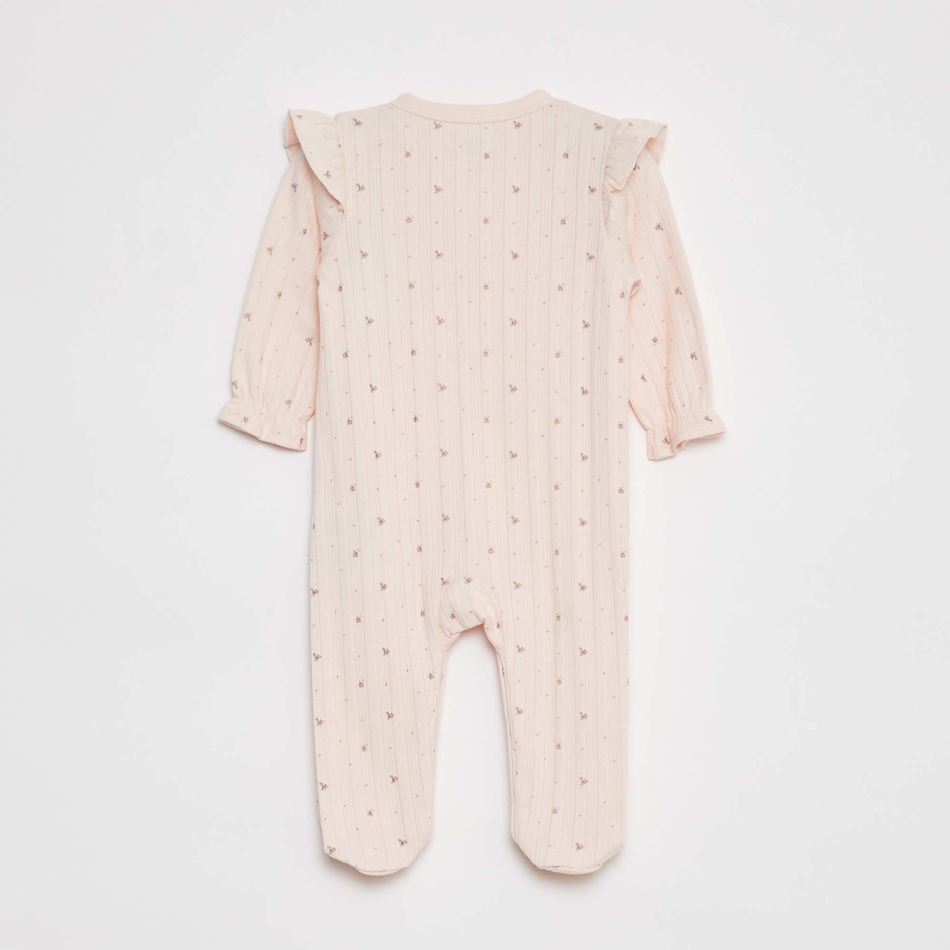 Sleepsuit with pointelle pattern PINK