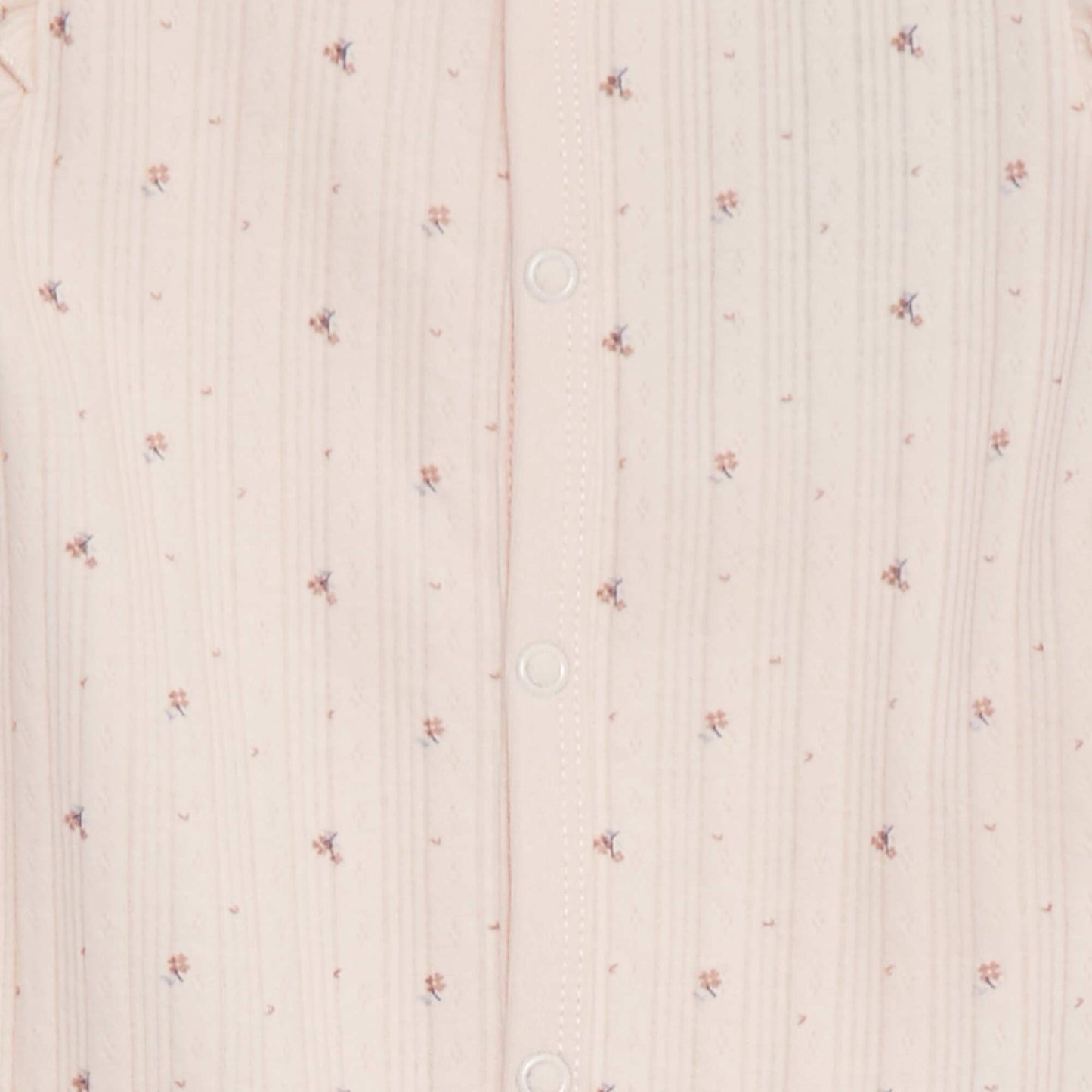 Sleepsuit with pointelle pattern PINK