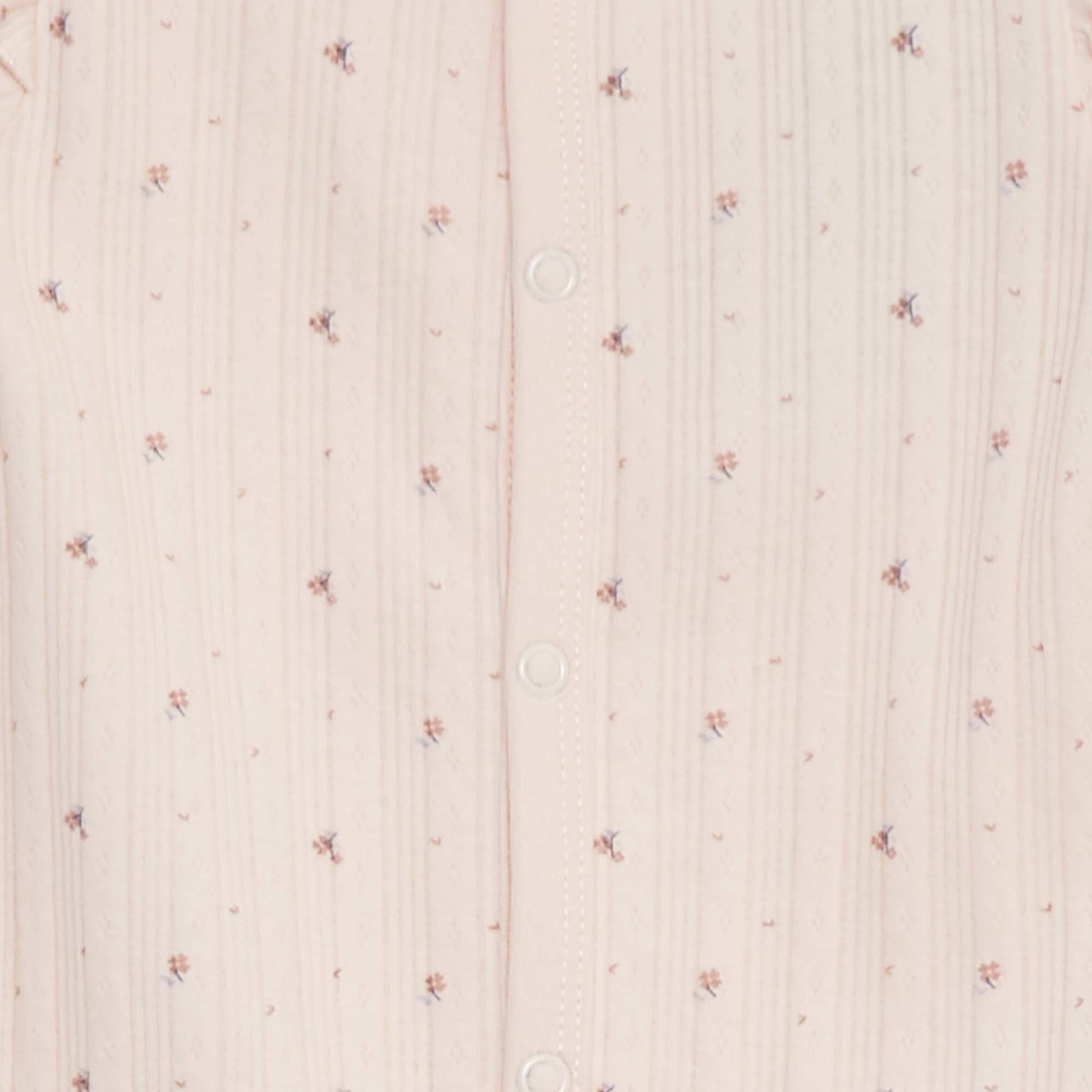 Sleepsuit with pointelle pattern PINK