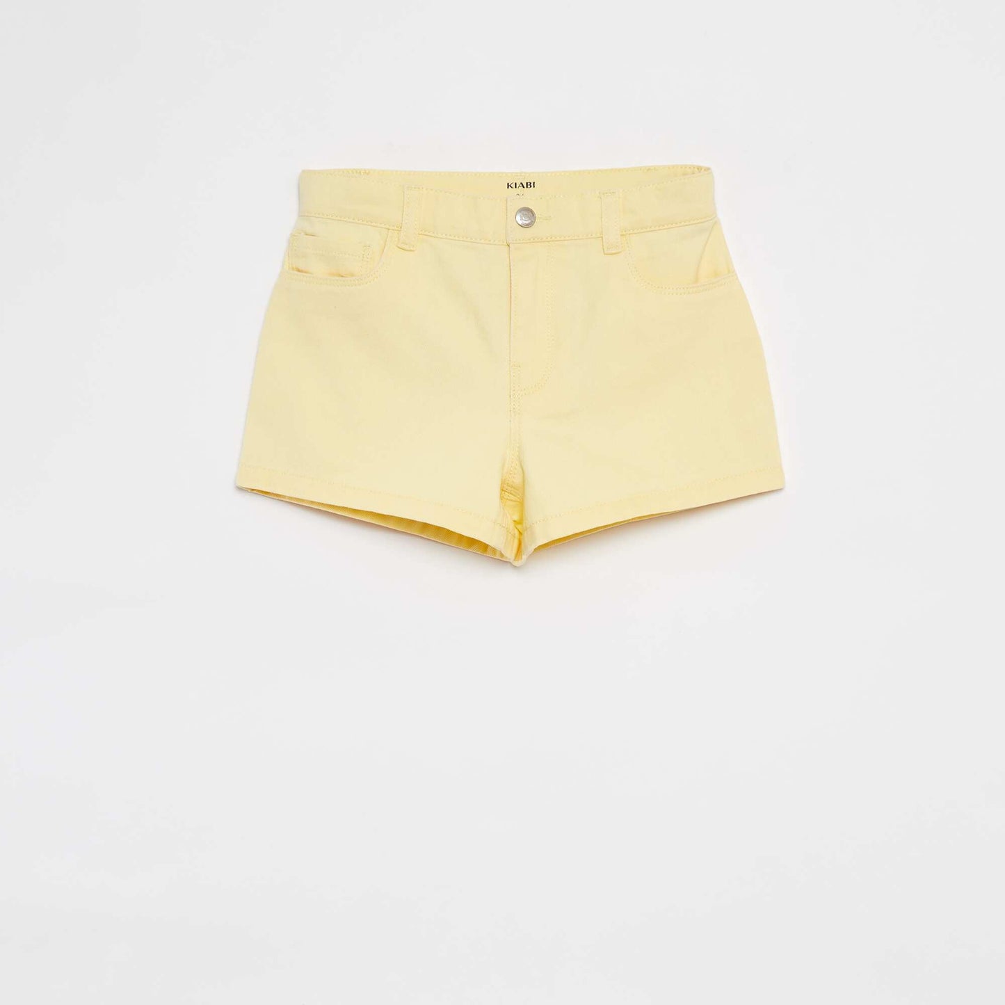 Denim shorts YELLOW