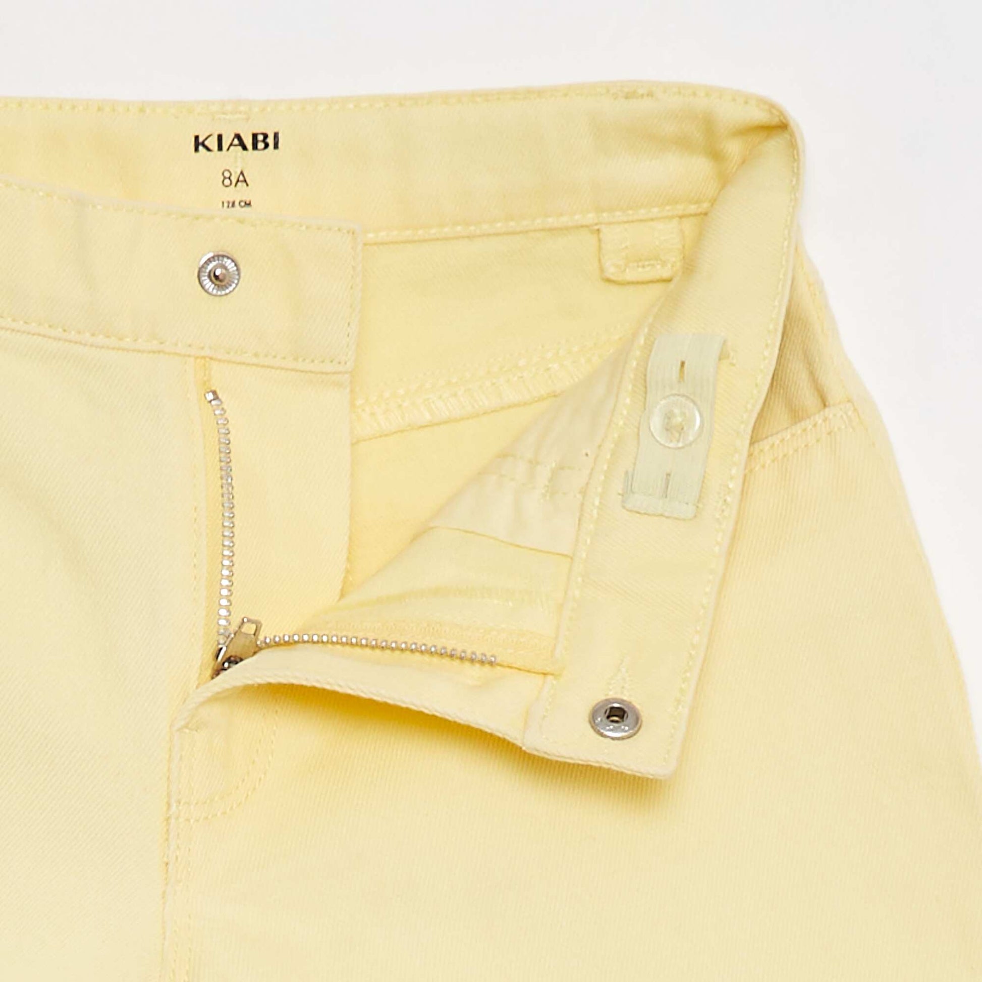 Denim shorts YELLOW