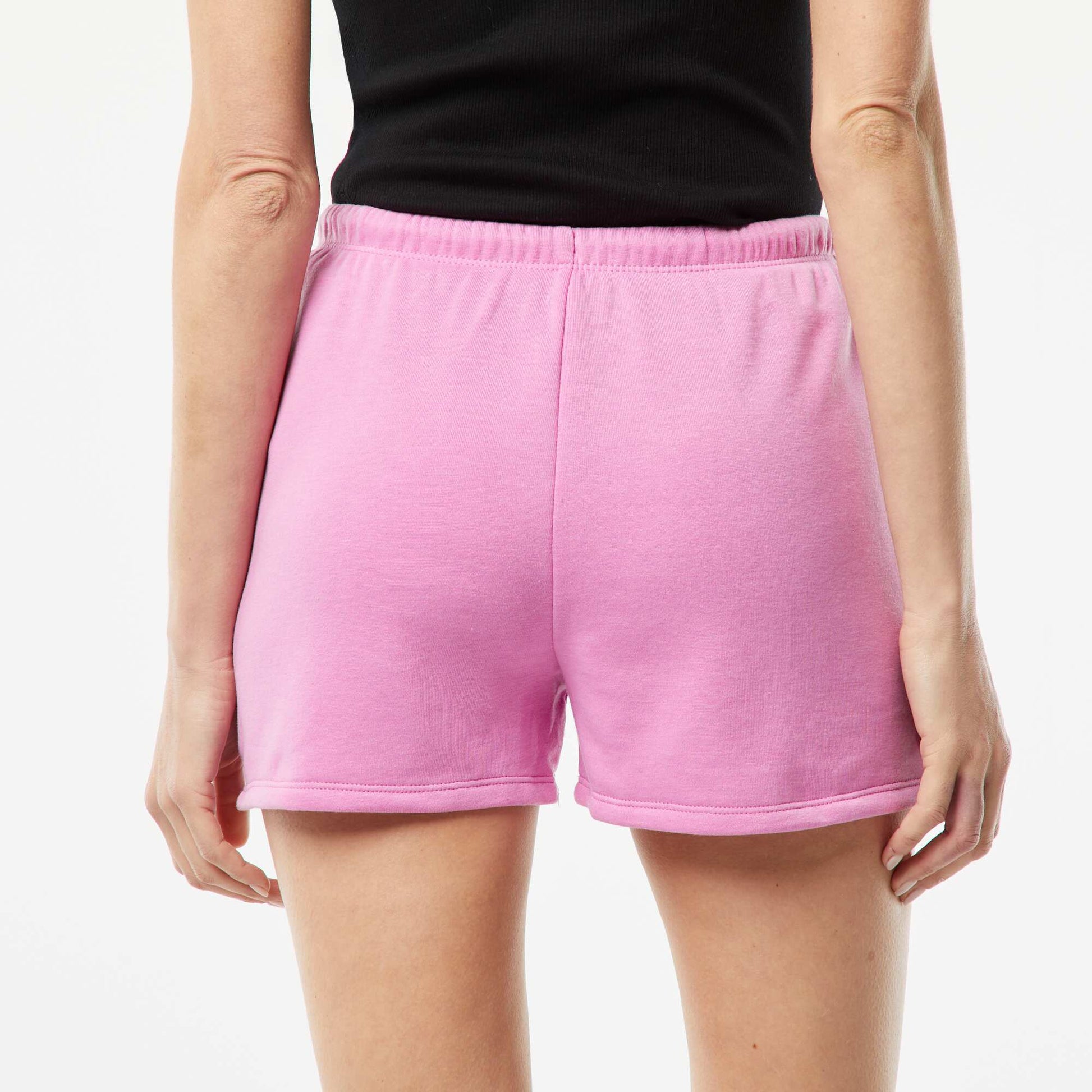 Sweatshirt fabric shorts PINK
