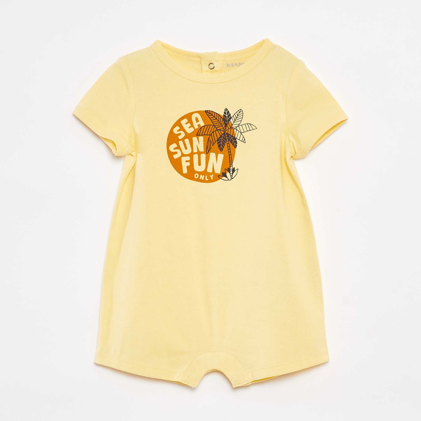 Pack of 2 printed rompers WHITE
