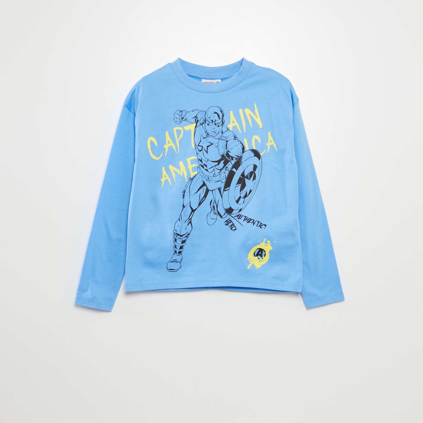 تي شيرت مارفل كابتن أمريكا أزرق