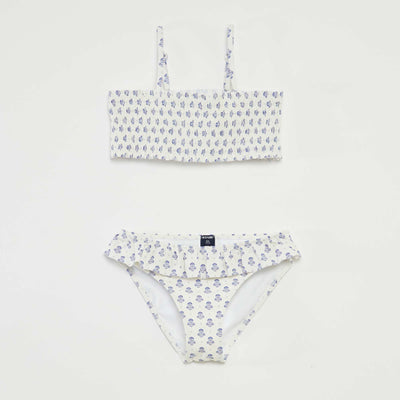 Floral bikini - 2-piece set WHITE