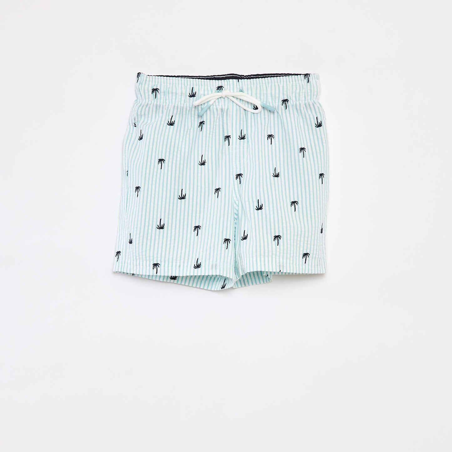 Patterned Bermuda swim shorts GREEN