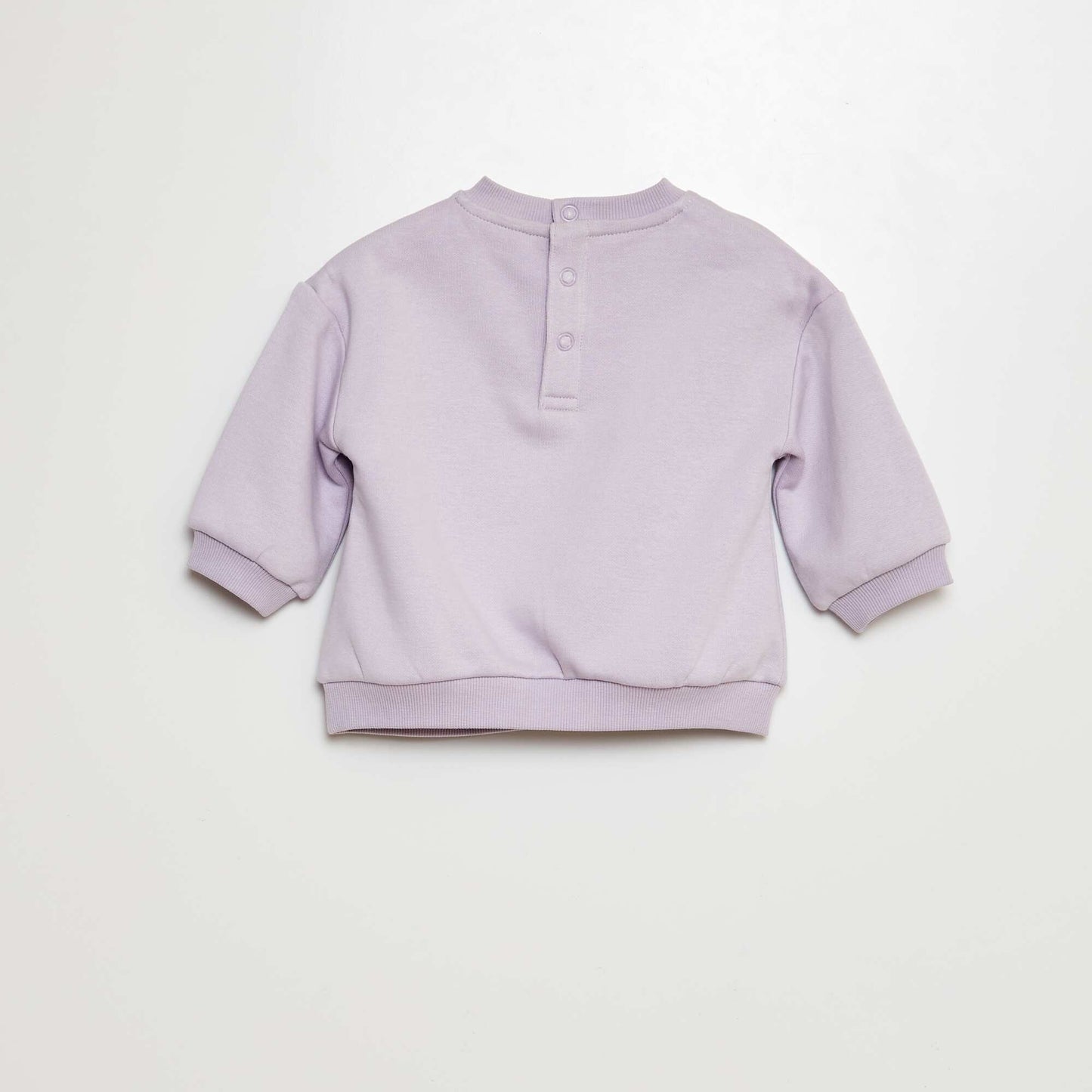 Plain sweatshirt and joggers set - 2-piece set PURPLE