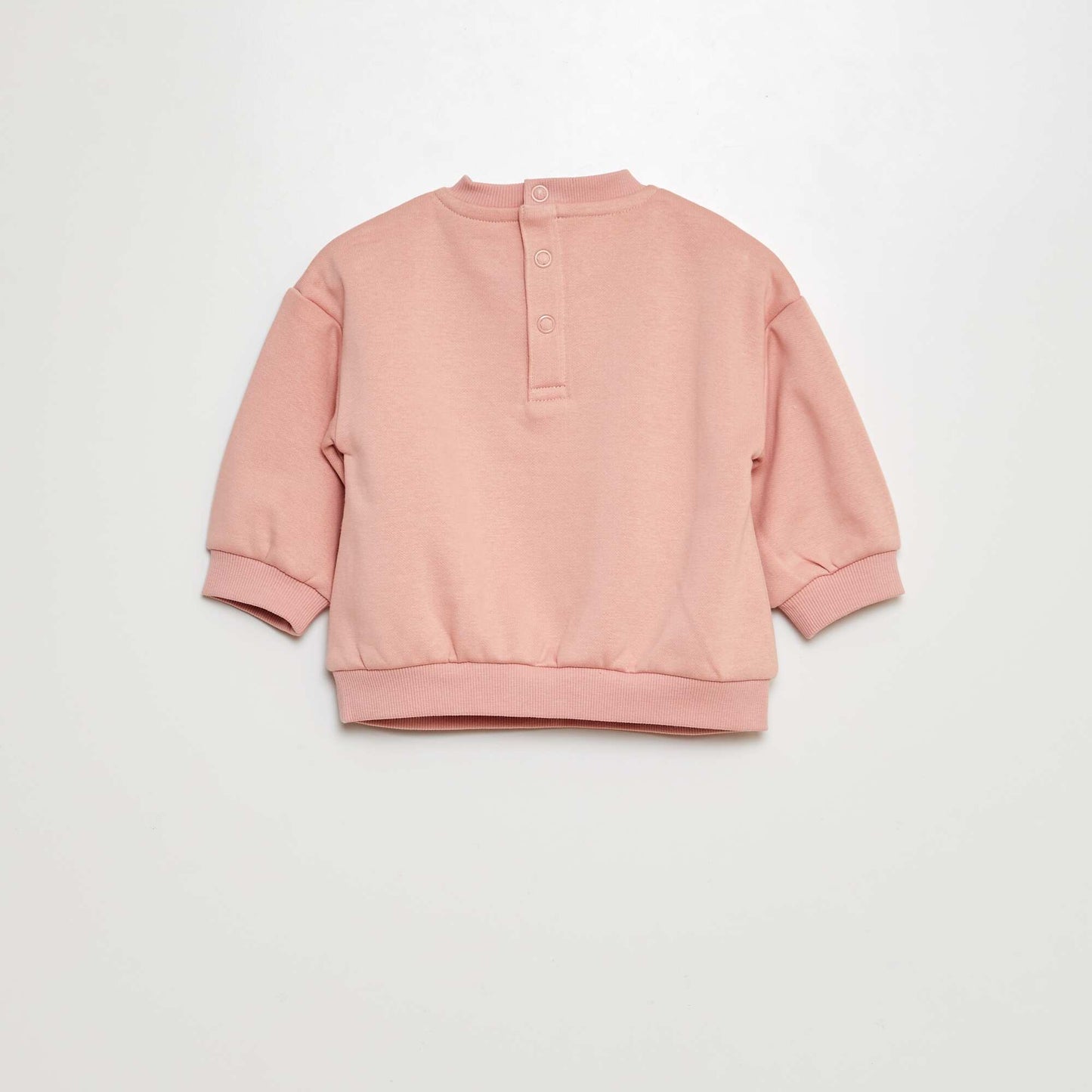 Plain sweatshirt and joggers set - 2-piece set PINK