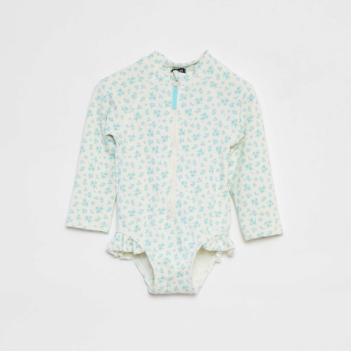 Long-sleeved all-in-one swimsuit WHITE