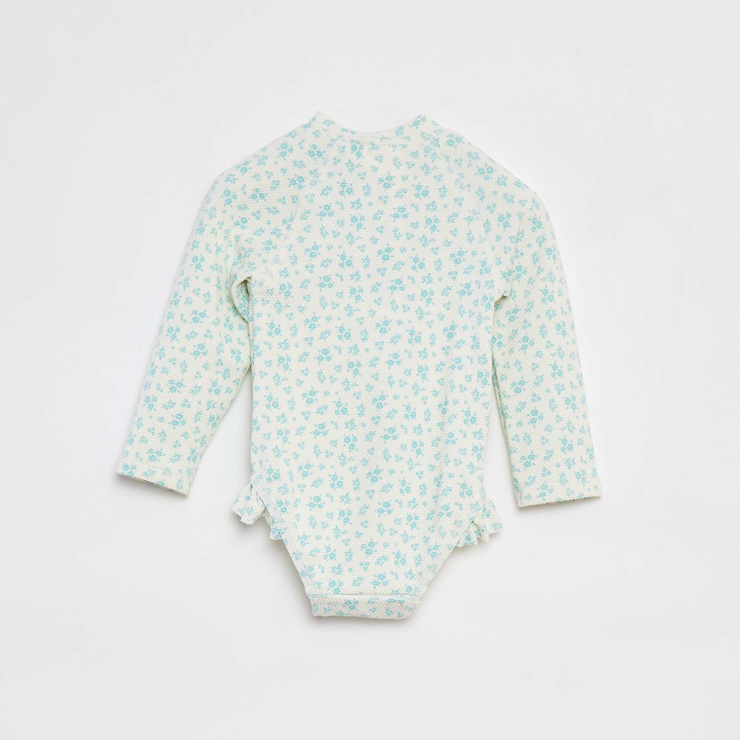 Long-sleeved all-in-one swimsuit WHITE