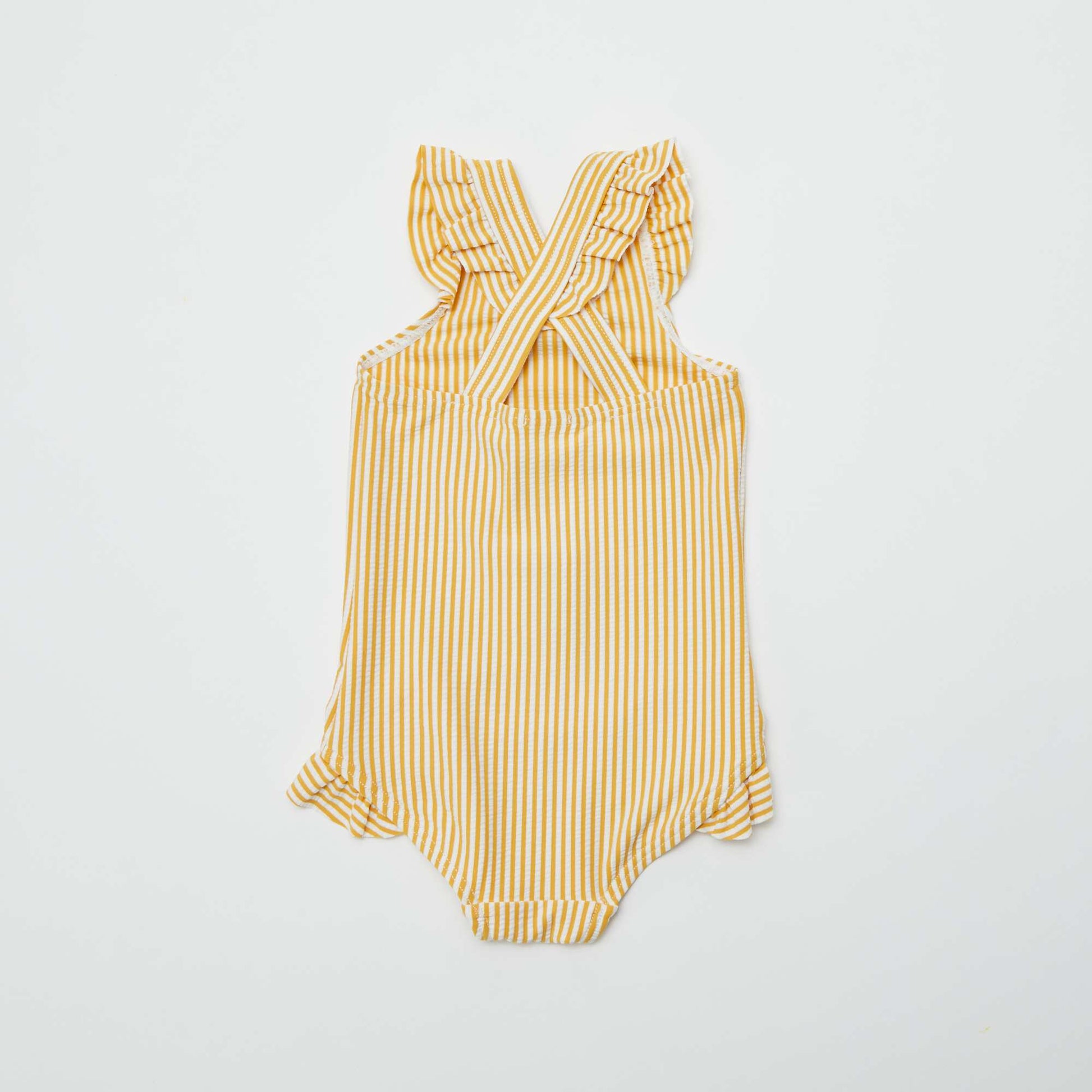 Ruffled swimsuit - One-piece YELLOW