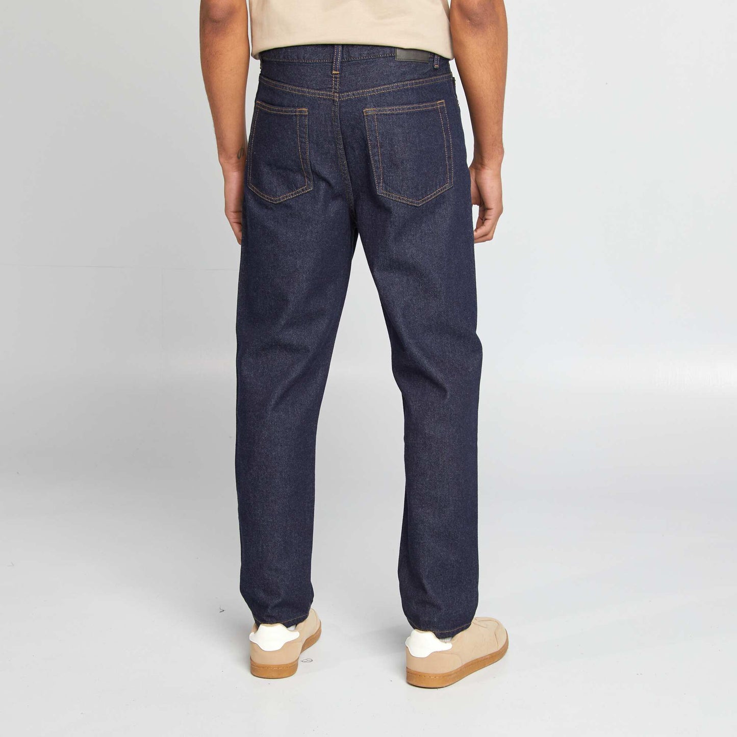 Slim-fit 5-pocket tapered jeans BLUE