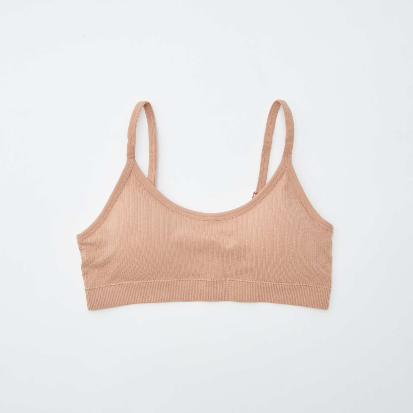 Pack of 2 ribbed bralettes PINK