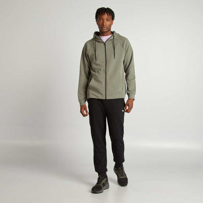 Sweatshirt fabric joggers BLACK