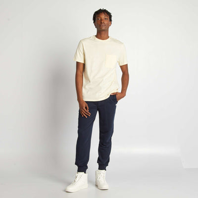 Sweatshirt fabric joggers BLUE