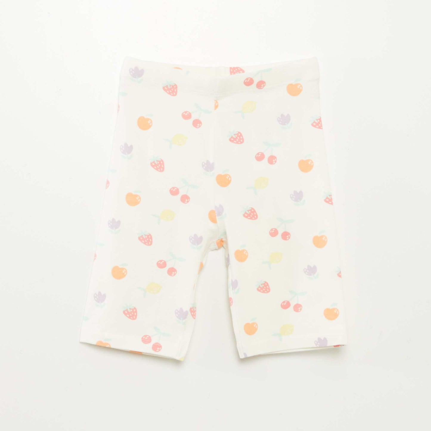 Pack of 2 pairs of cycling shorts WHITE