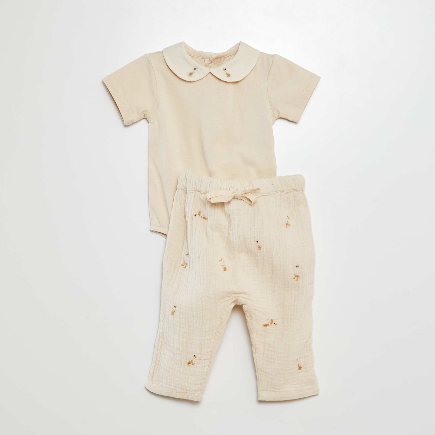 Bodysuit and trousers set - 2-piece set WHITE