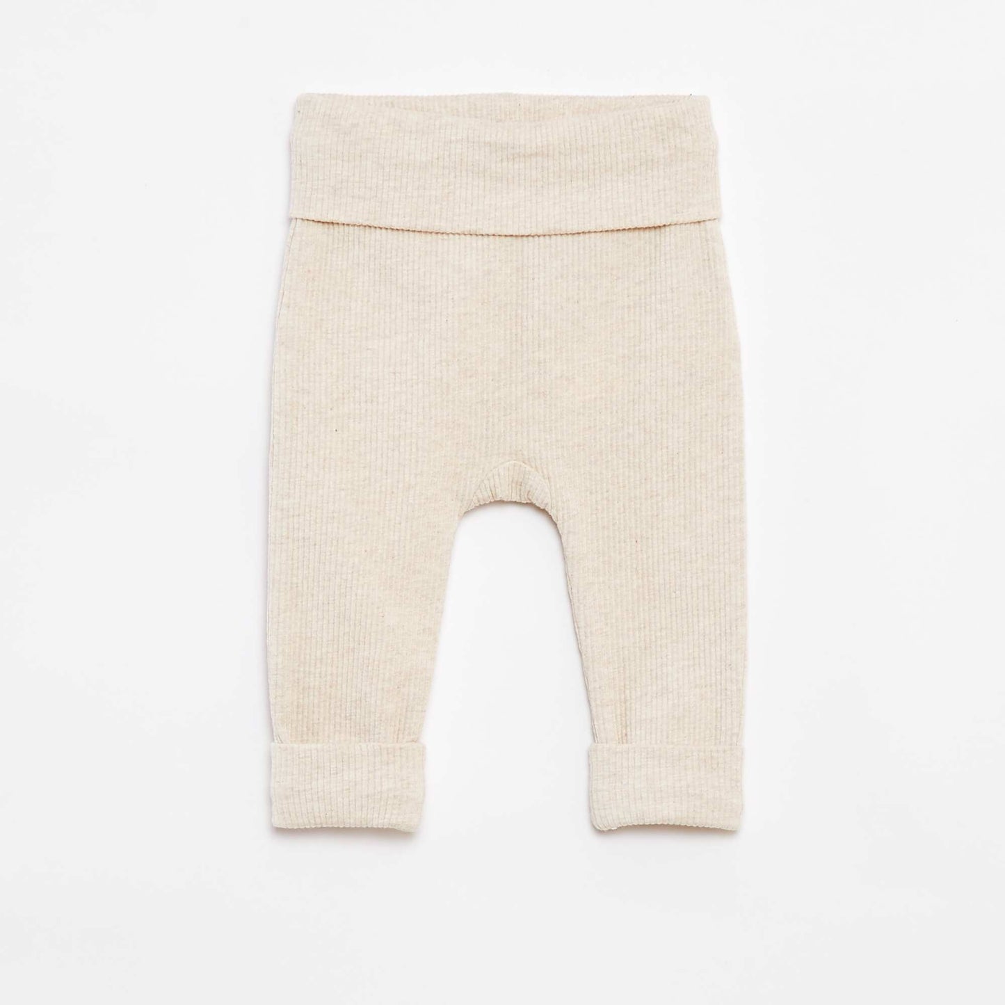 Pack of ribbed leggings and socks - 2-piece set BEIGE