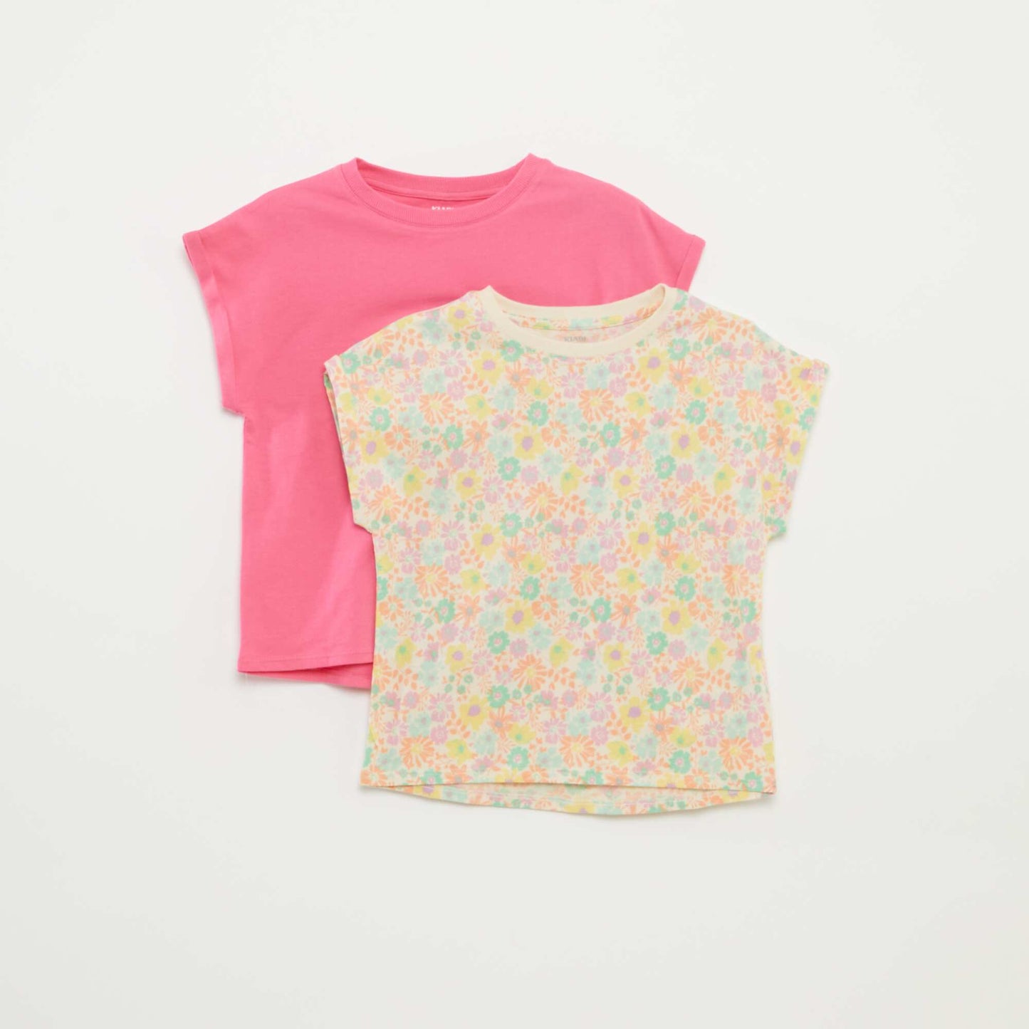 2-Pack Cotton T-Shirts WHITE