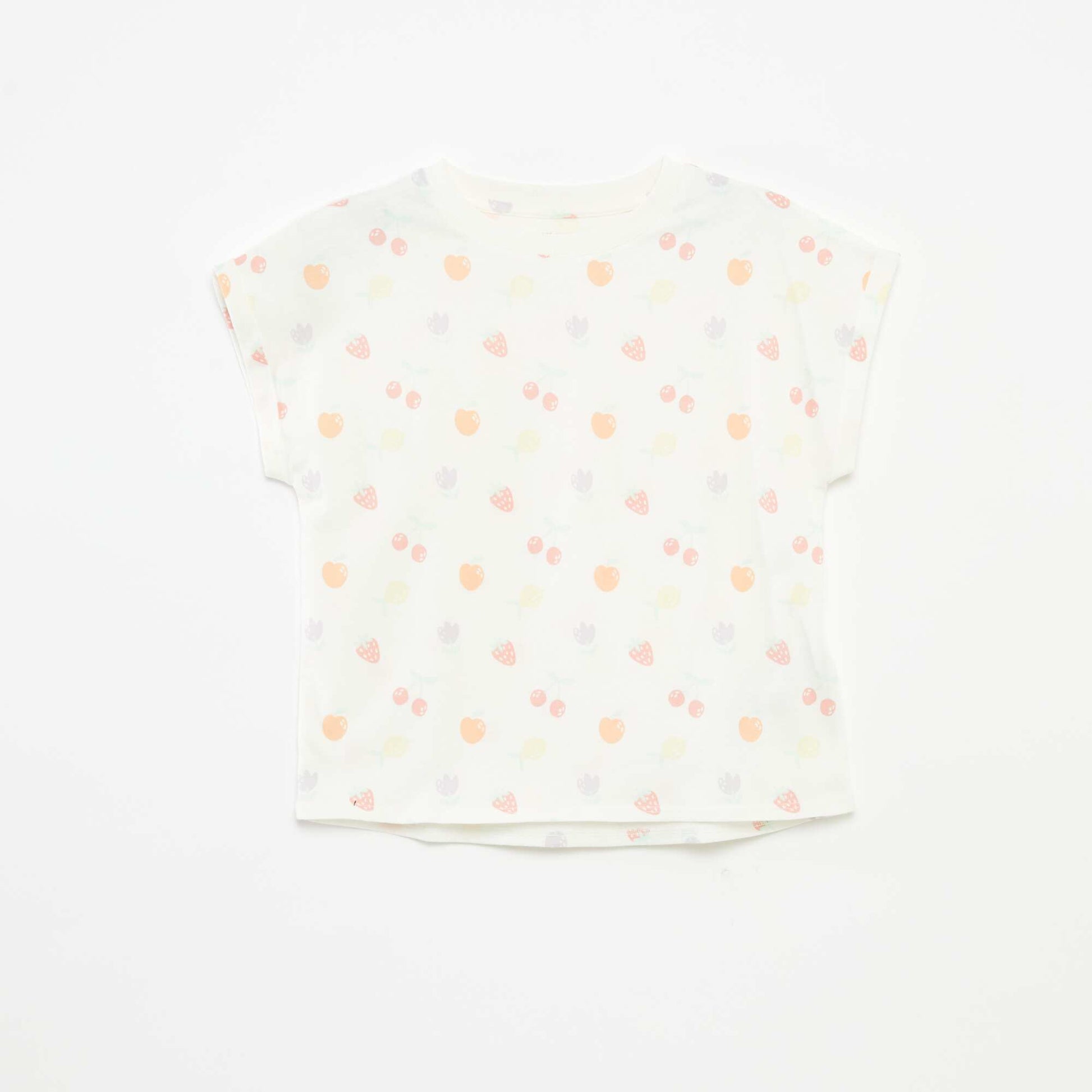 Pack of 2 cotton T-shirts WHITE