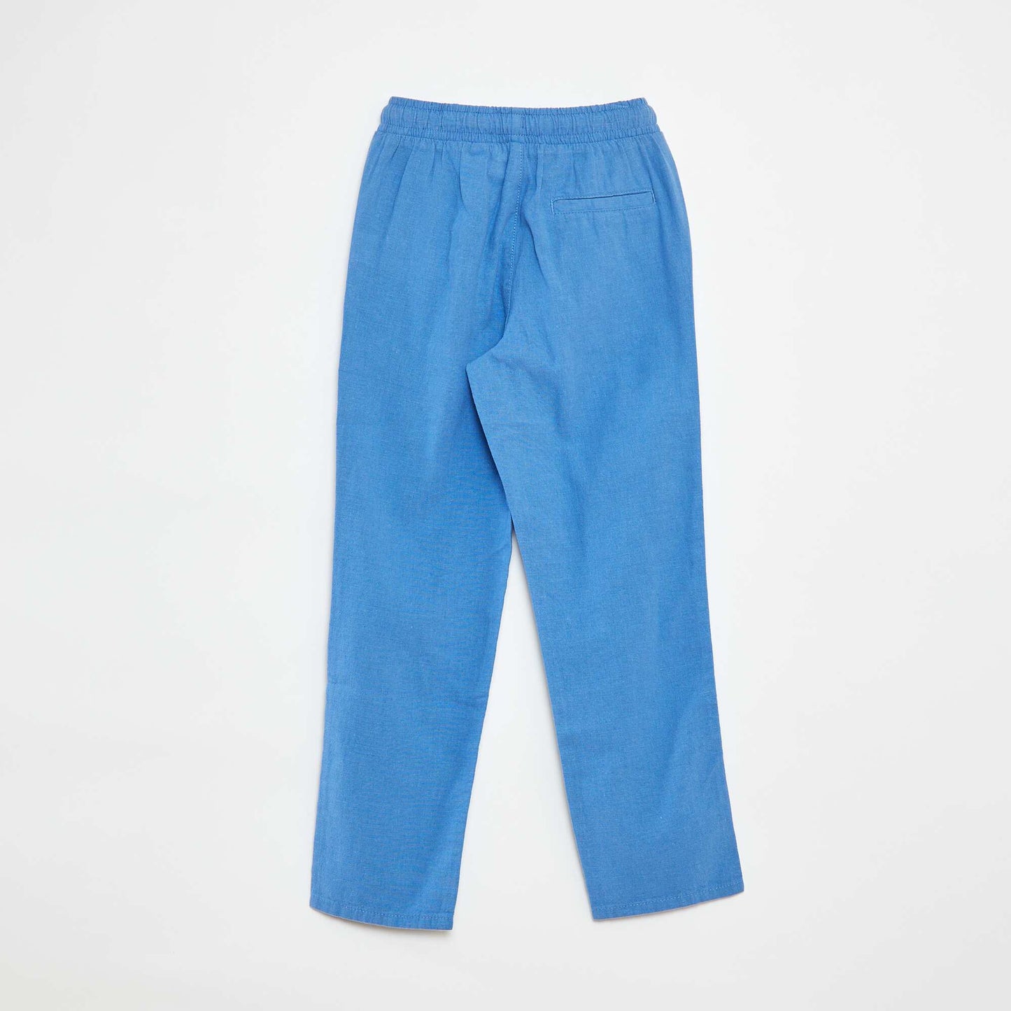Regular linen trousers BLUE