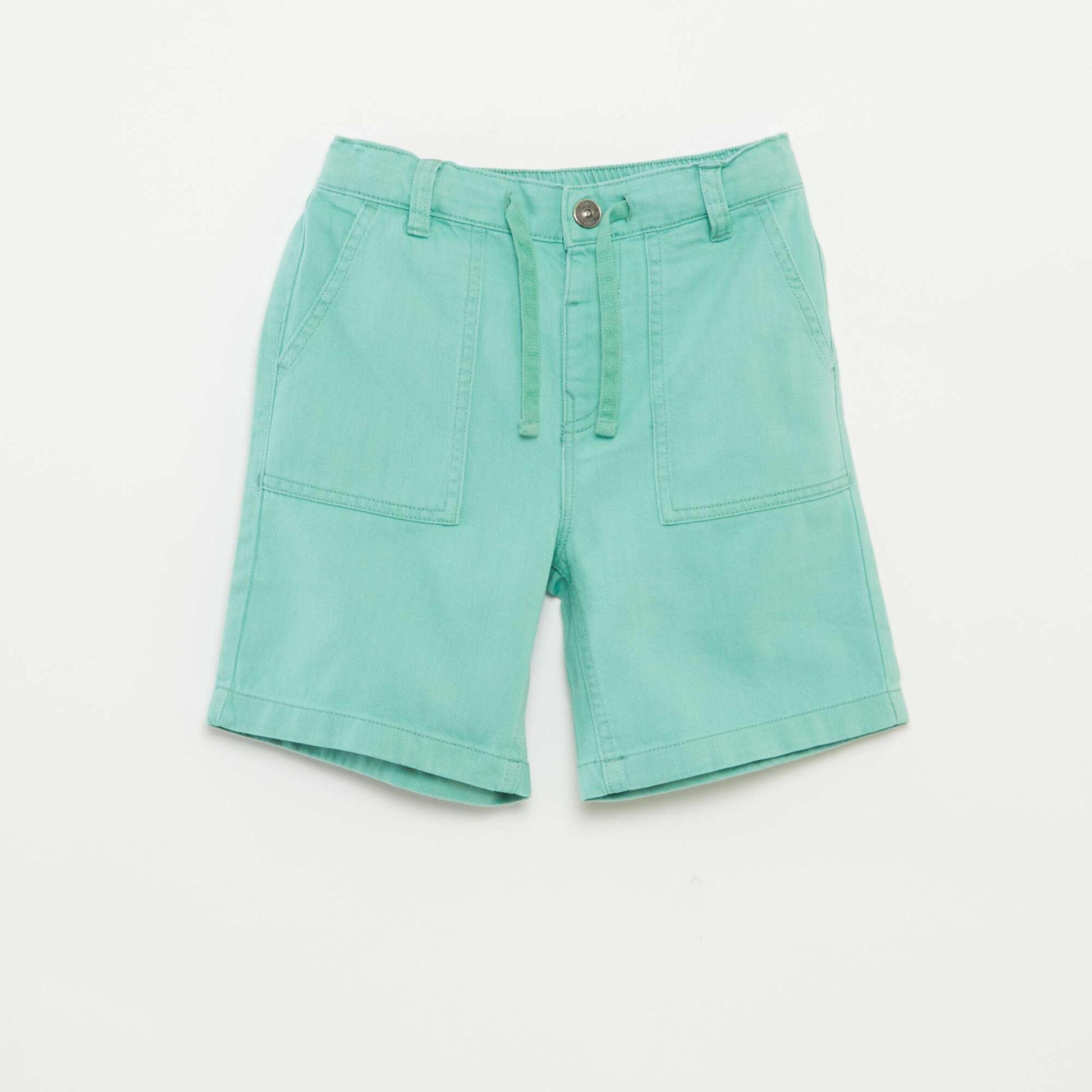 Twill Bermuda shorts GREEN