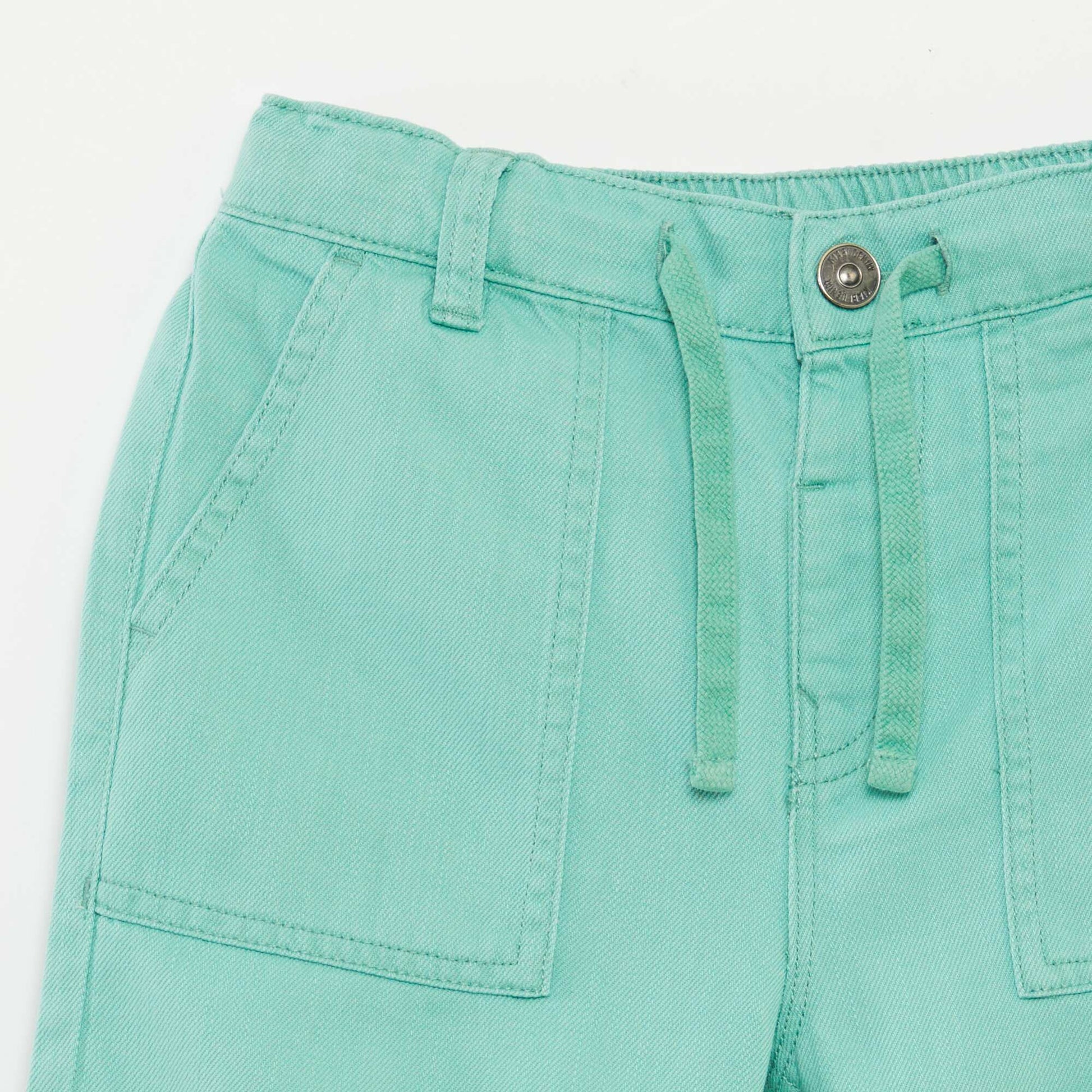 Twill Bermuda shorts GREEN