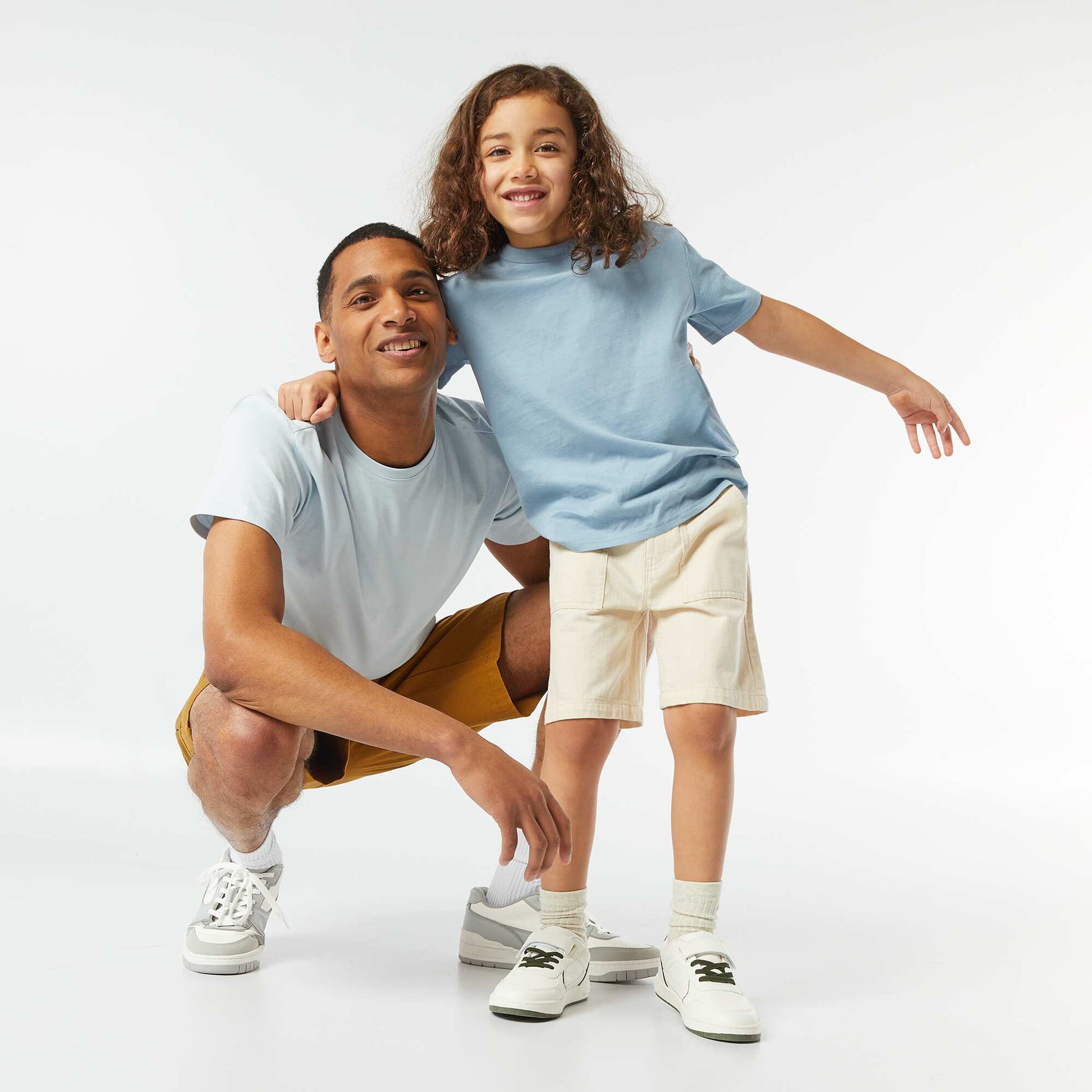 Twill Bermuda shorts WHITE