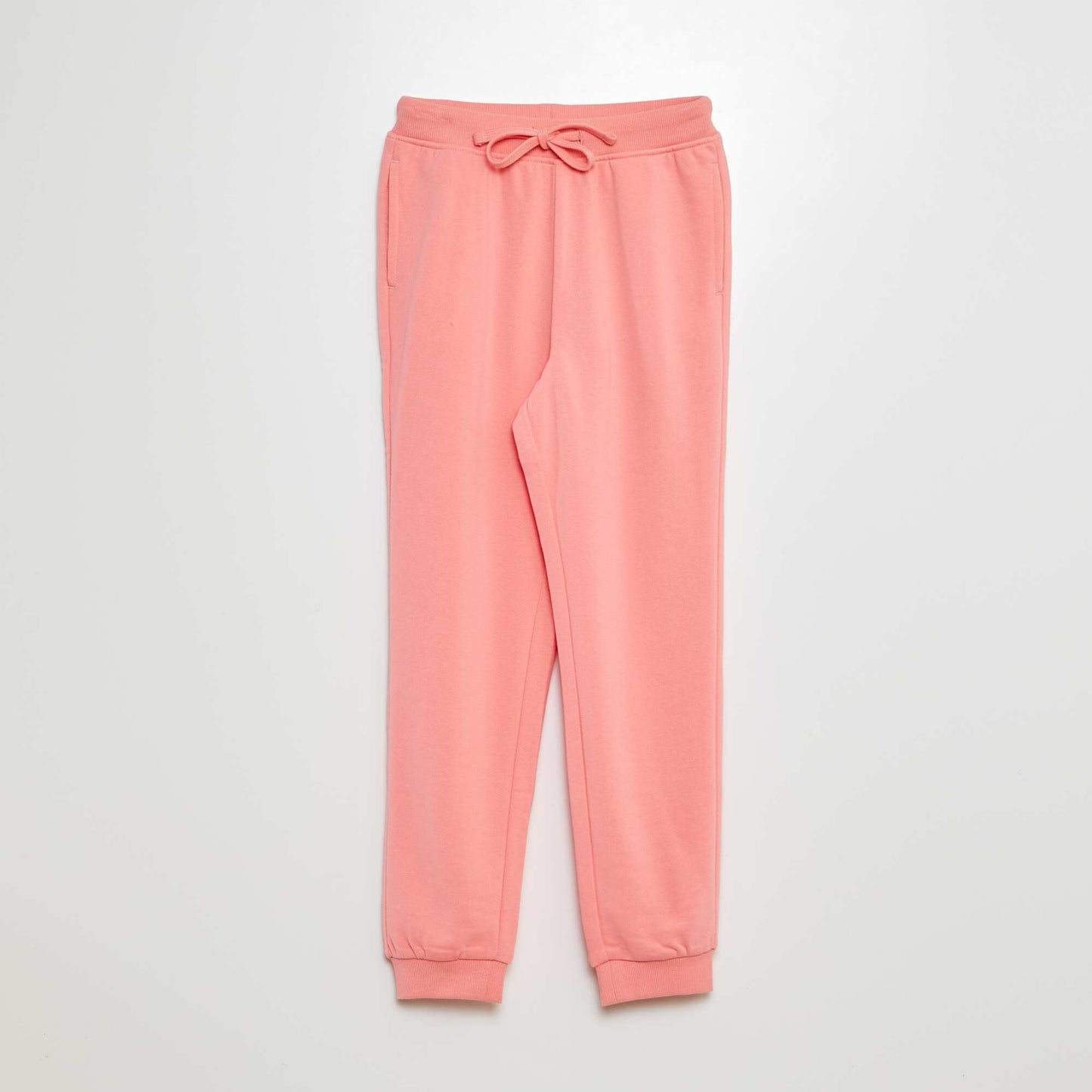 Plain lightweight sweatshirt fabric joggers PINK