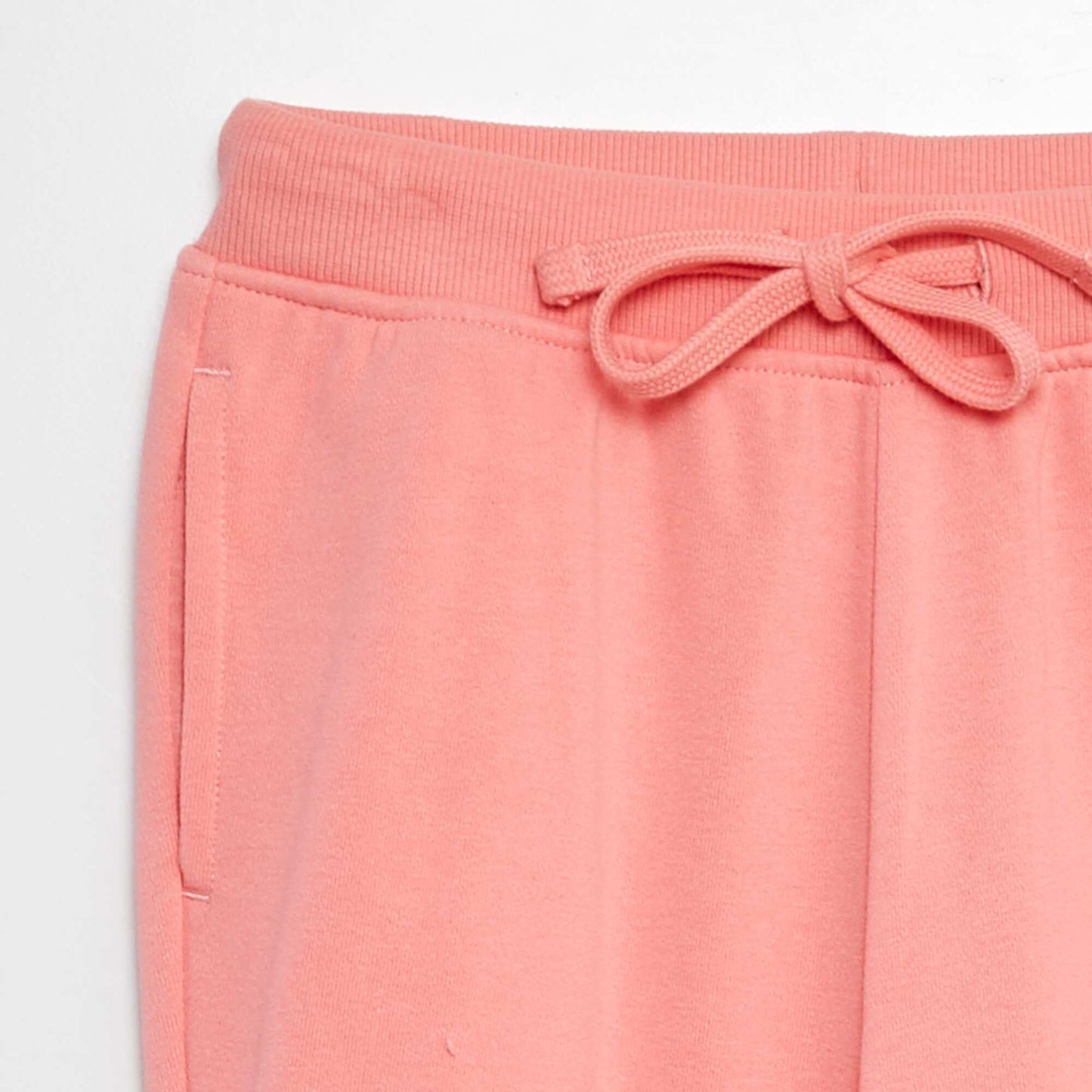 Plain lightweight sweatshirt fabric joggers PINK