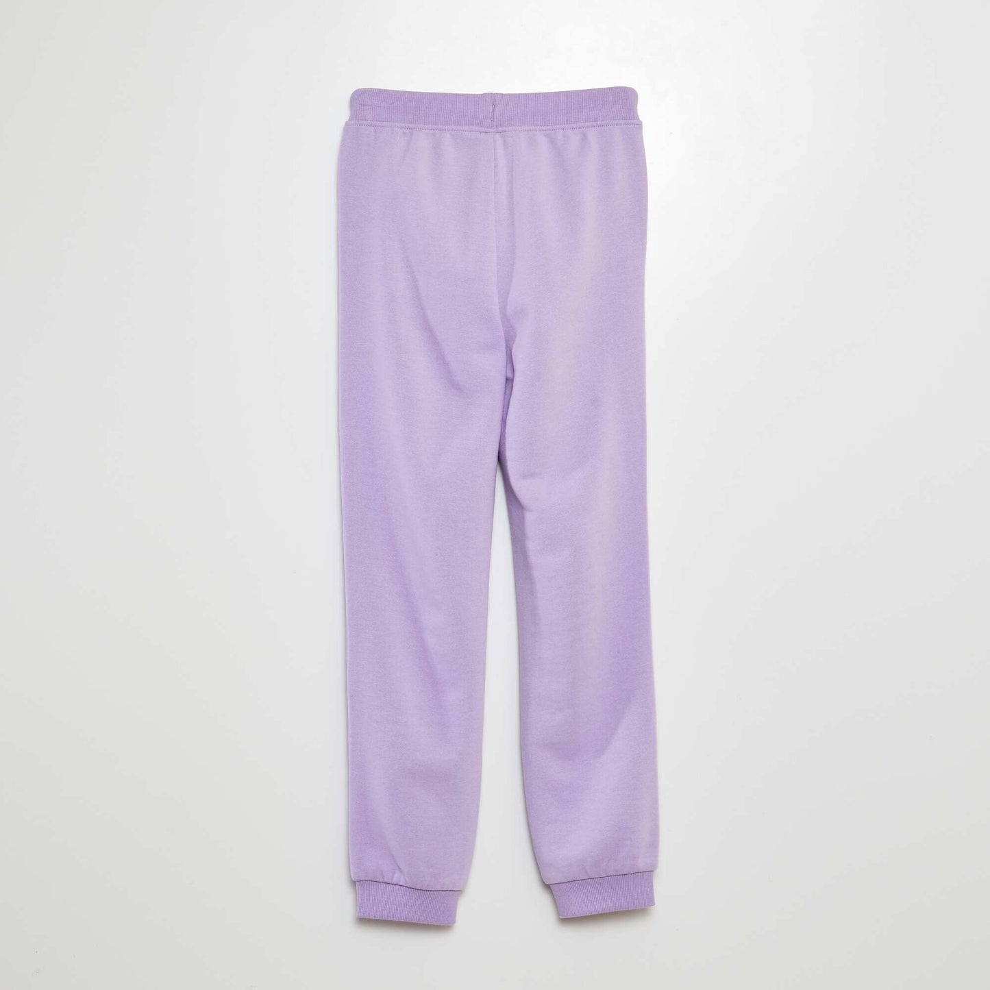 Plain lightweight sweatshirt fabric joggers PURPLE