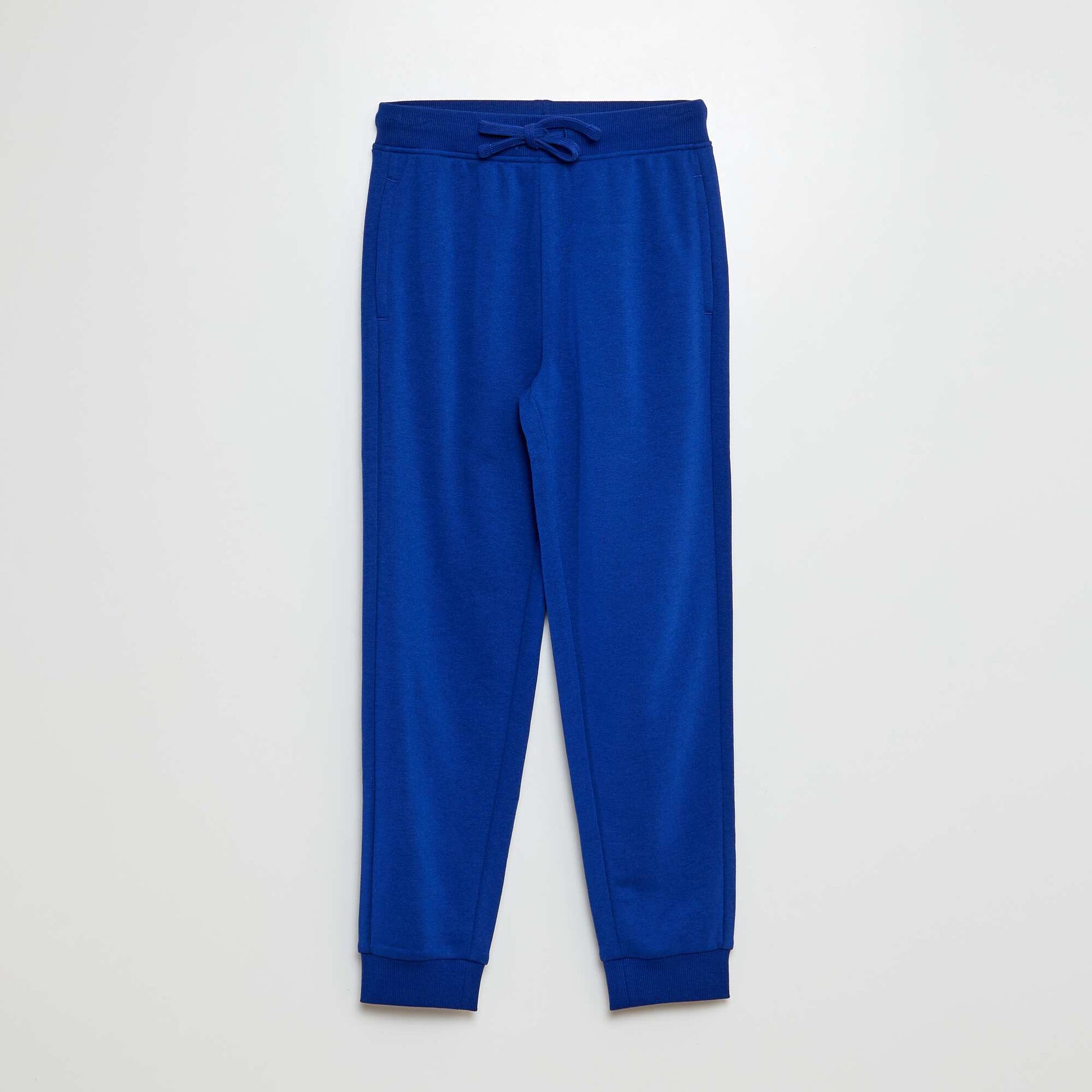 Lightweight sweatshirt fabric joggers BLUE