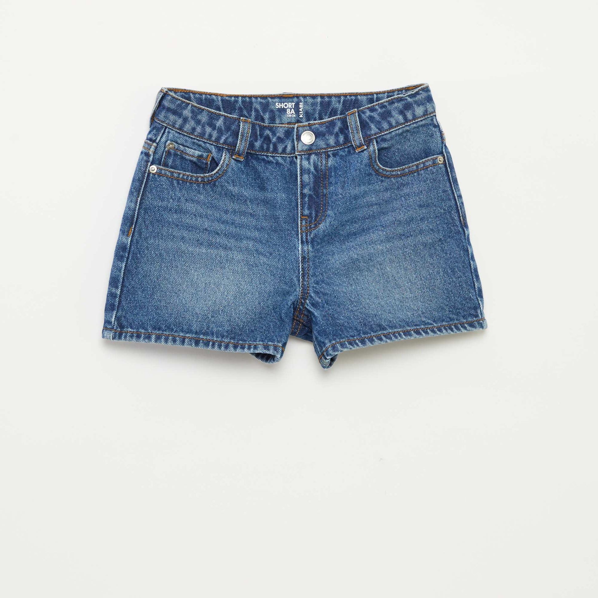 Denim shorts BLUE