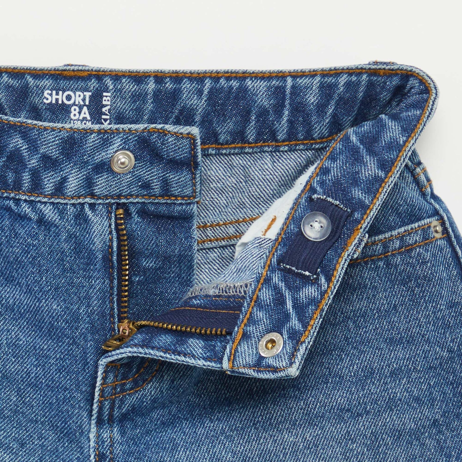 Denim shorts BLUE