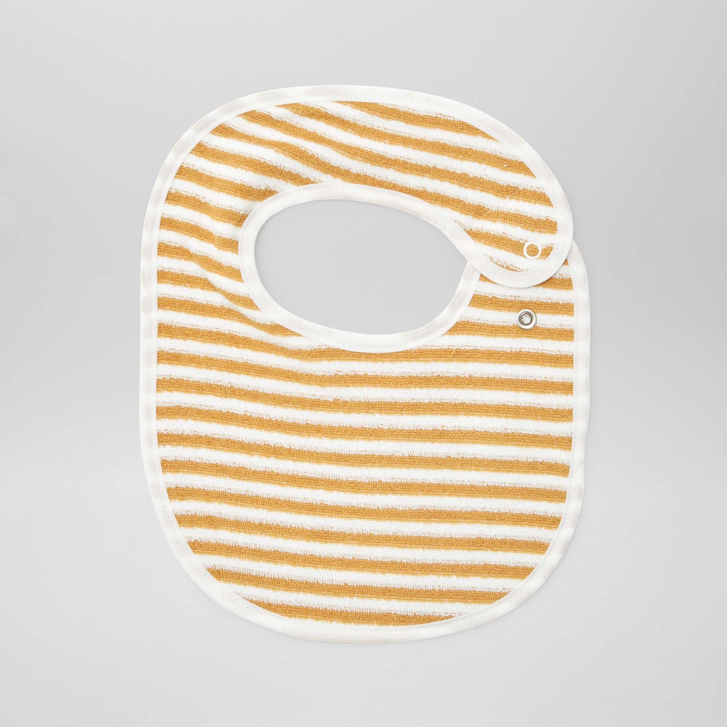5 Fun Print Bibs with Snap Closures BROWN