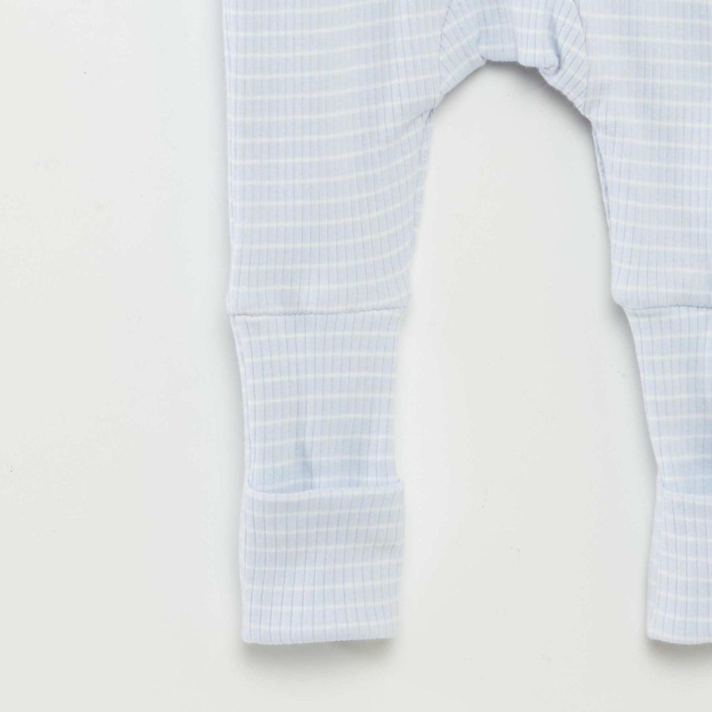 Striped Grow-With-Me Sleepsuit BLUE