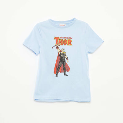Marvel short-sleeved T-shirt BLUE