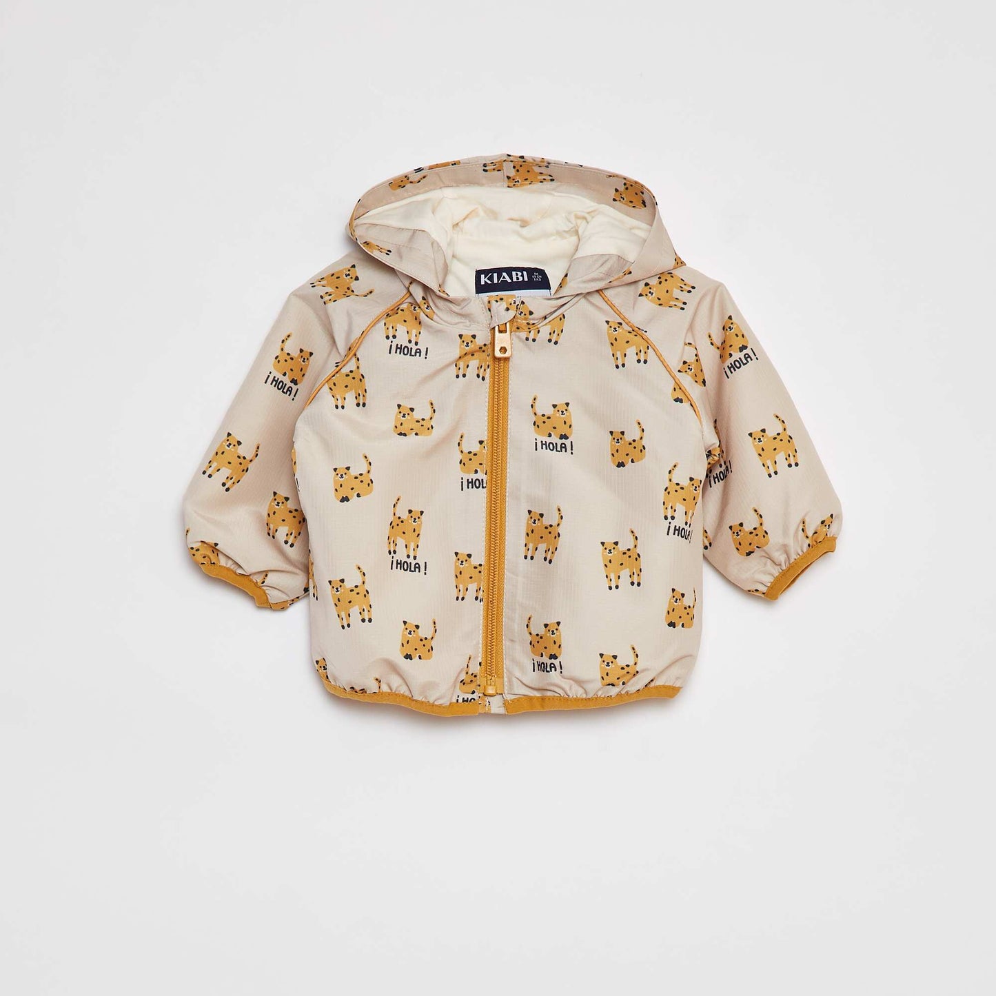 Hooded windcheater BEIGE