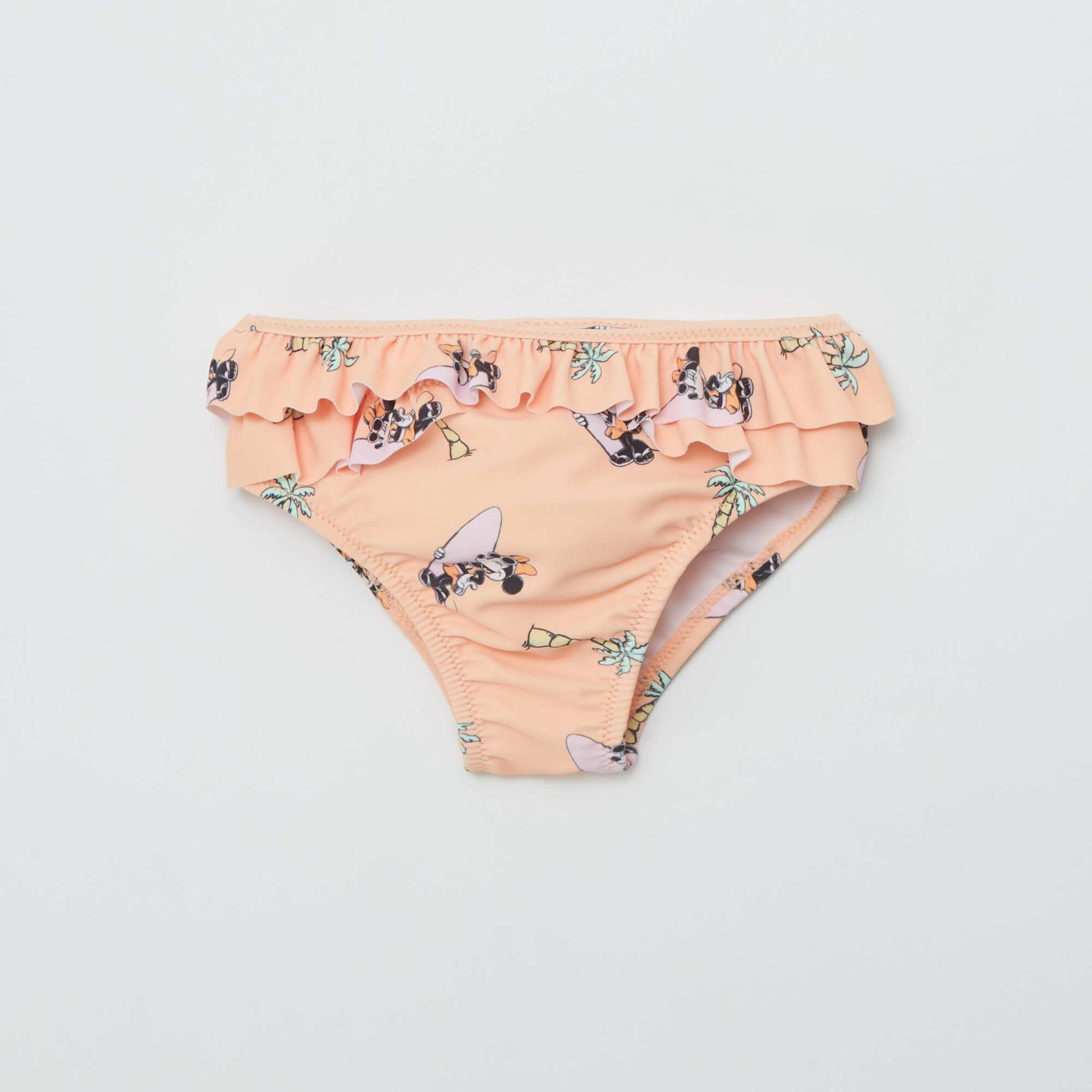 'Minnie' ruffled swim bottoms ORANGE