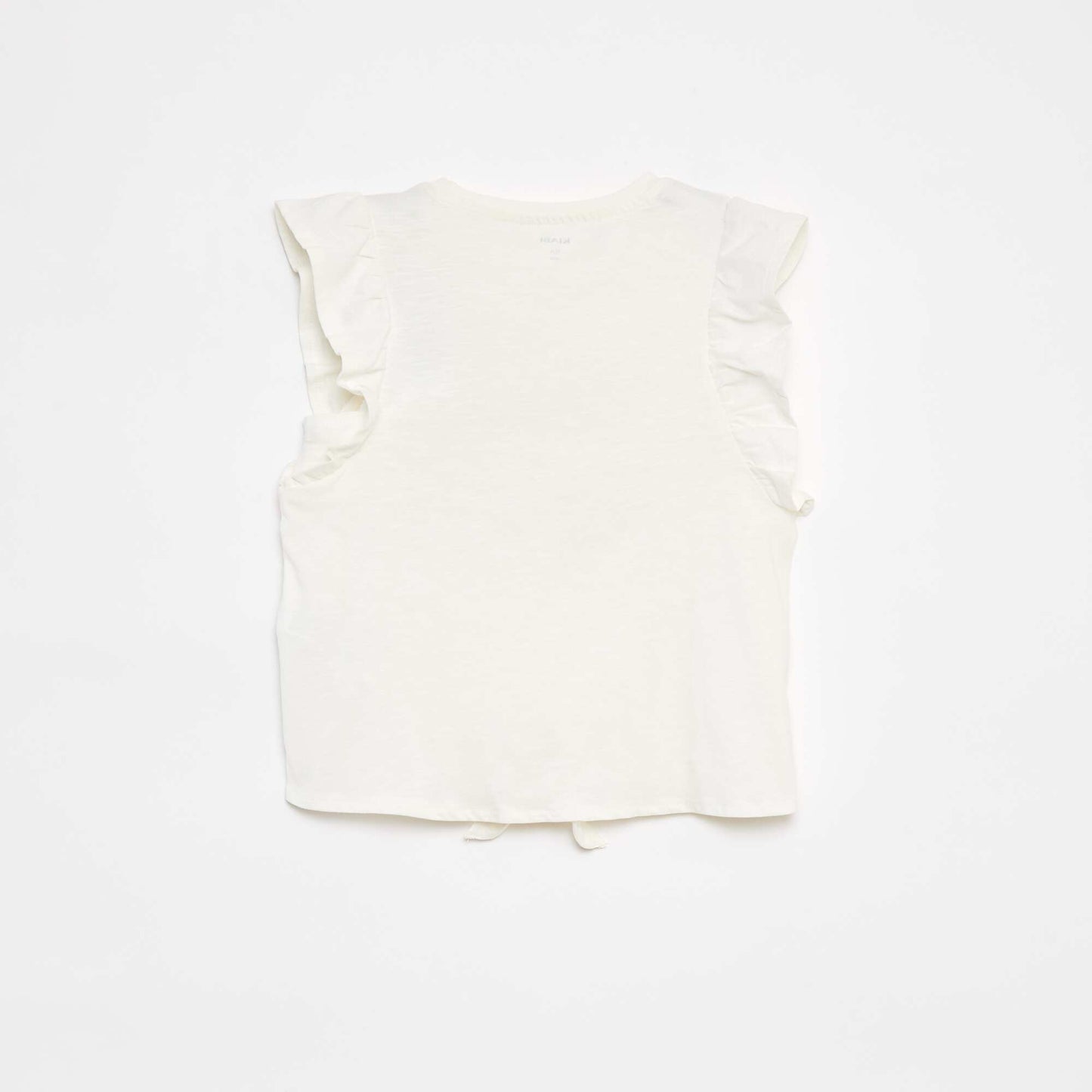 Fancy cotton T-shirt WHITE