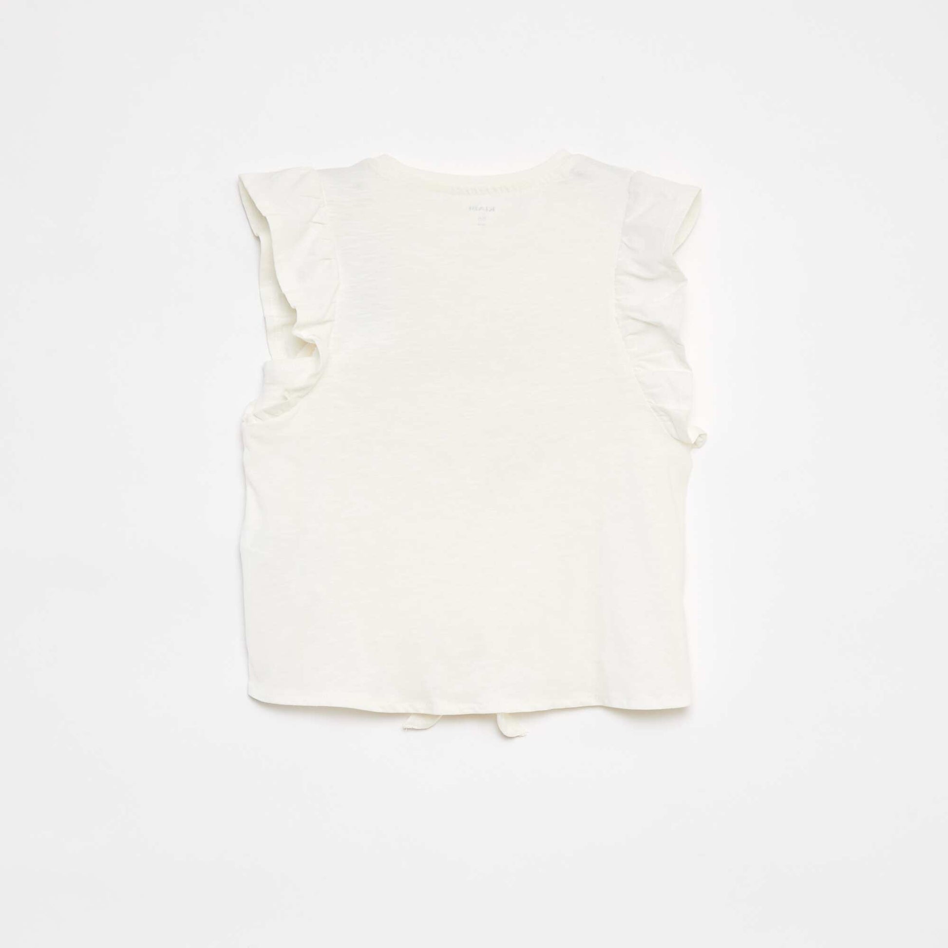 Fancy cotton T-shirt WHITE