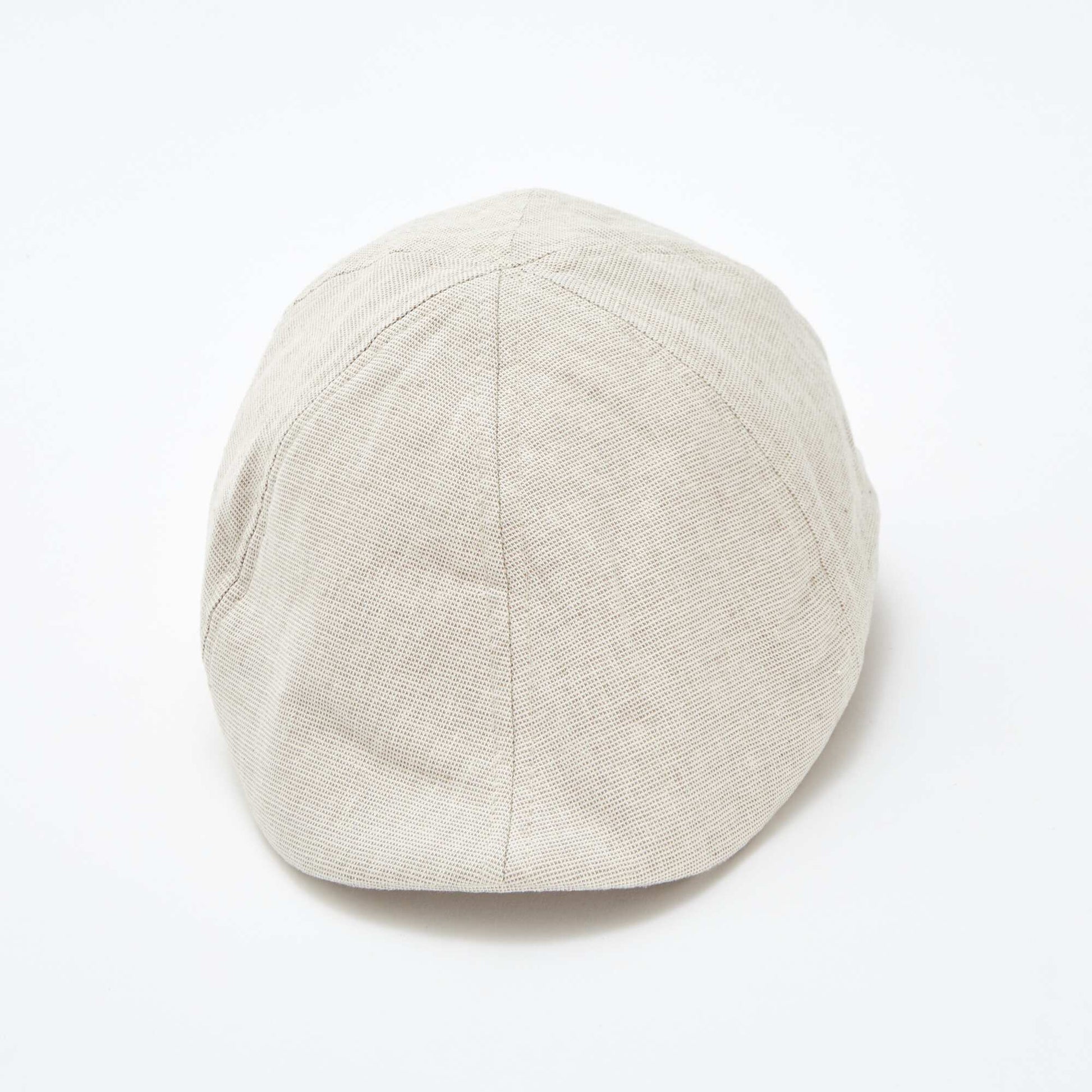 Baker boy-style cap BEIGE