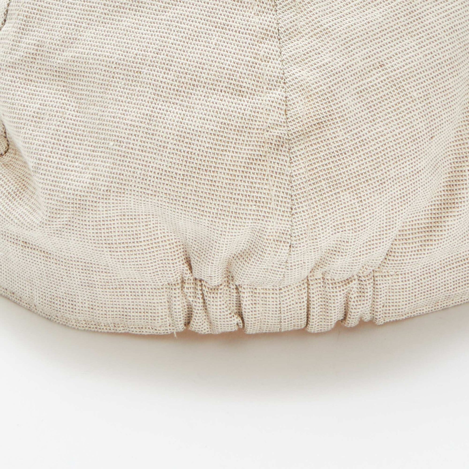 Baker boy-style cap BEIGE