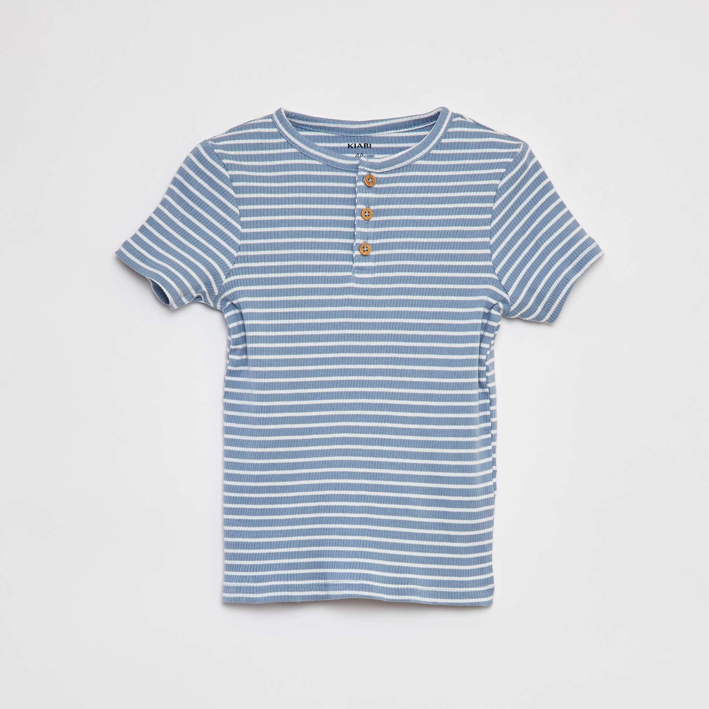 Short ribbed pyjama set - 2-piece set BLUE